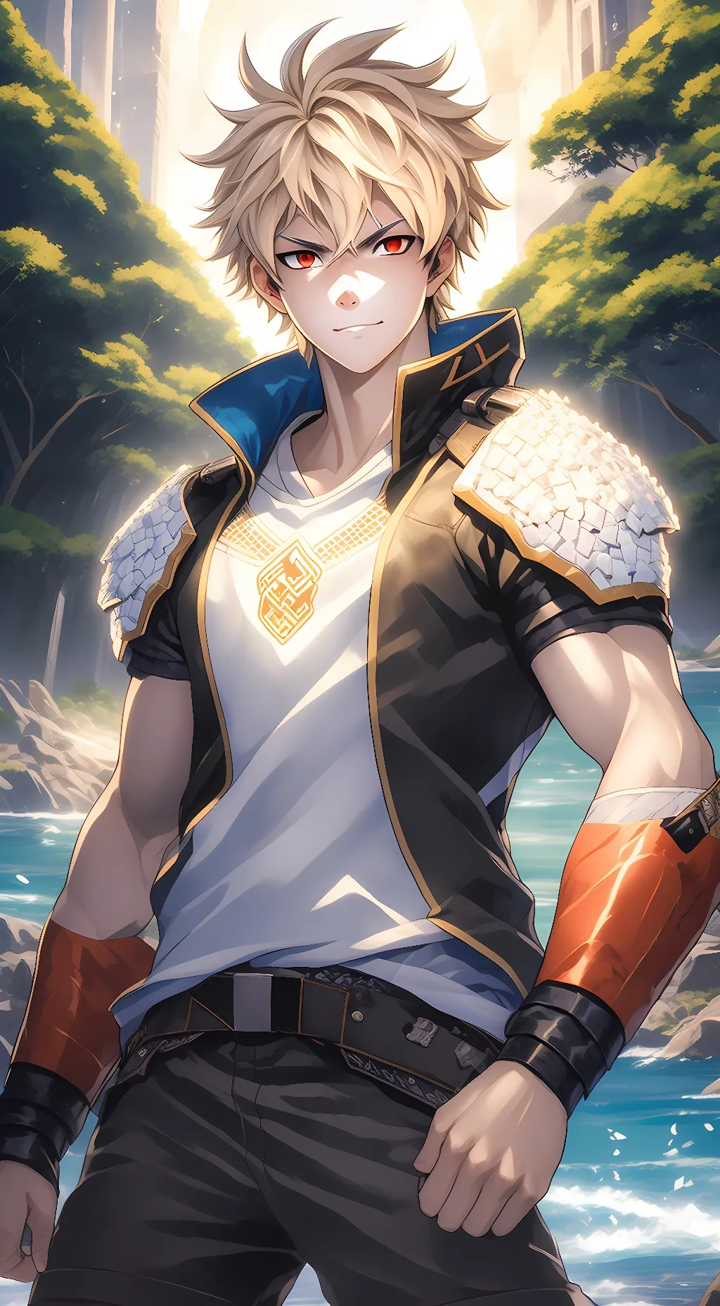 ai character: bakugo background