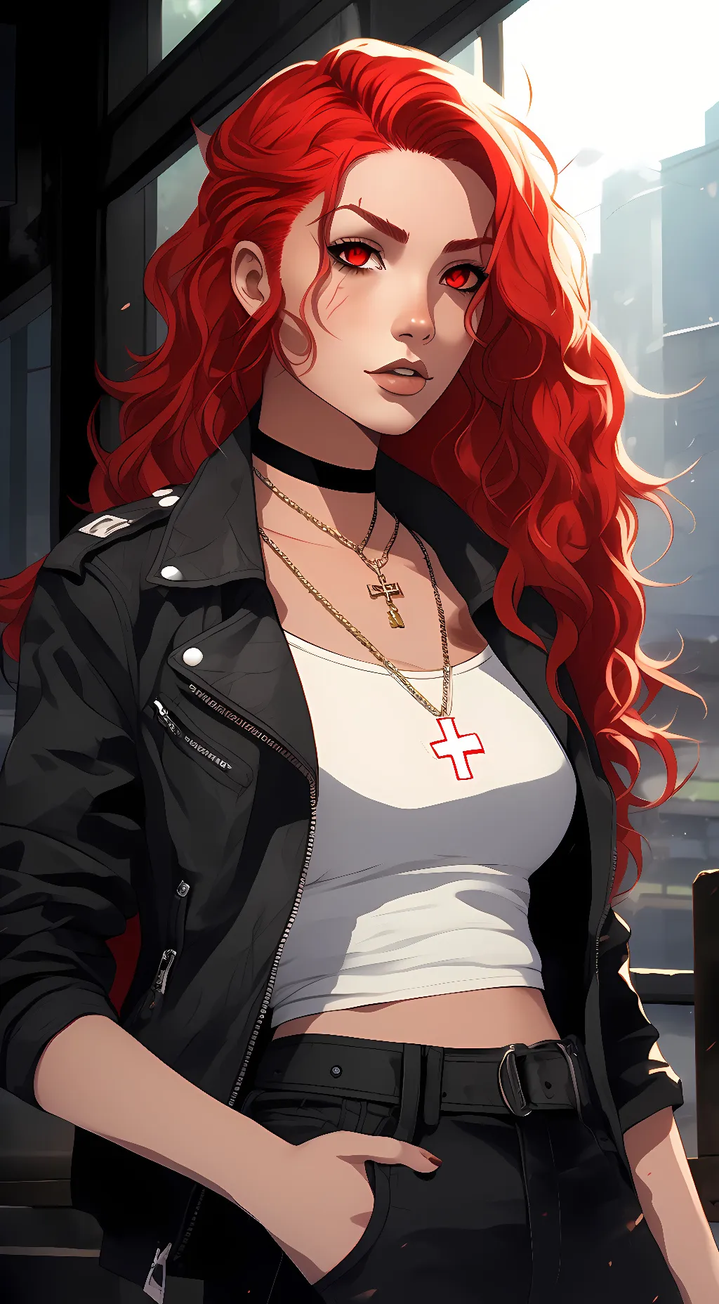 ai character: Keira Bandit  background