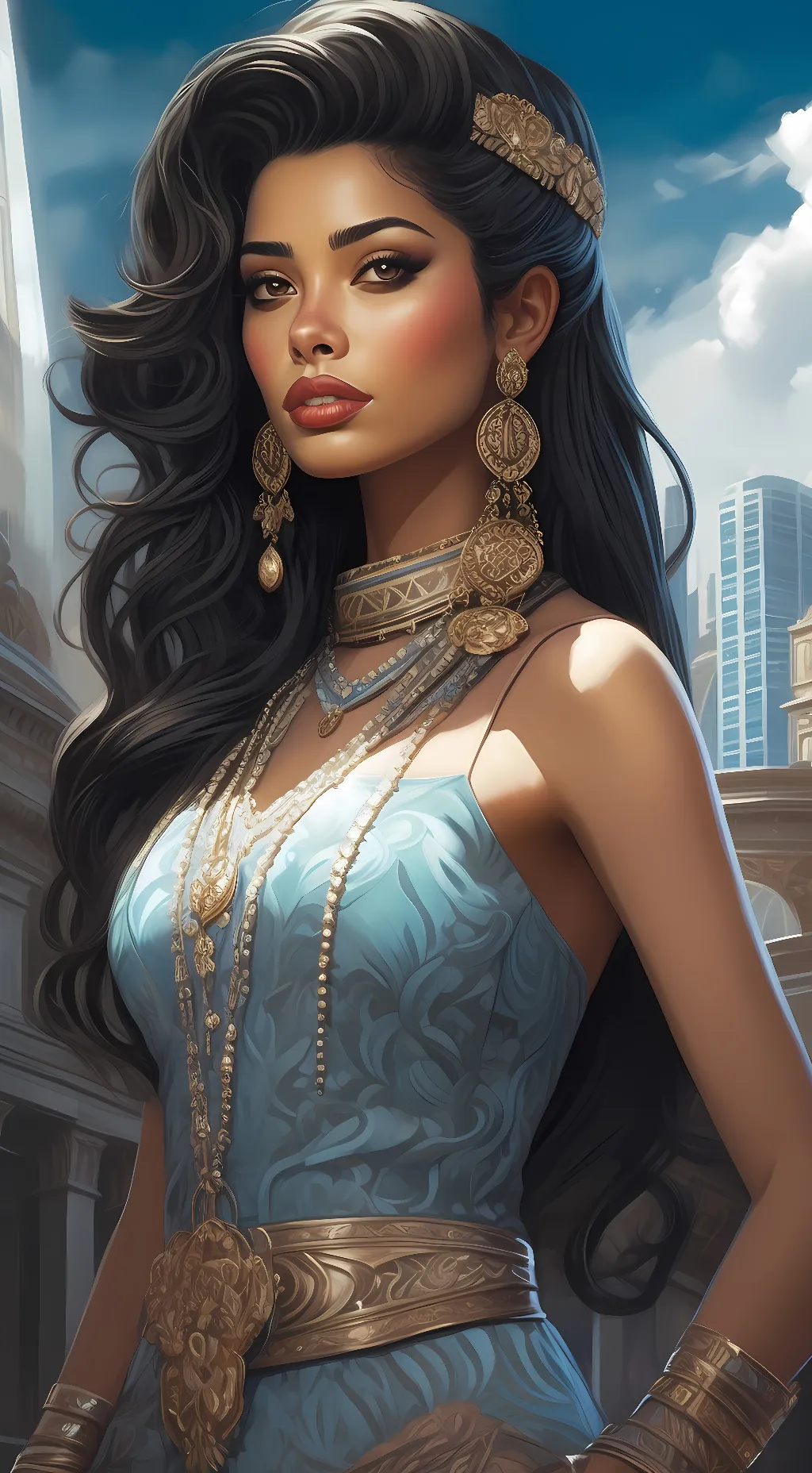 ai character: Amara Sinclair background