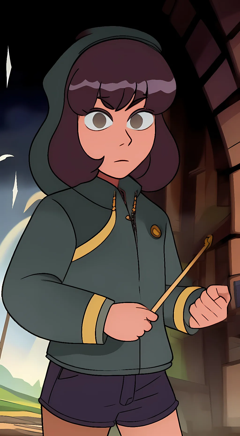 ai character: Michelle Green background