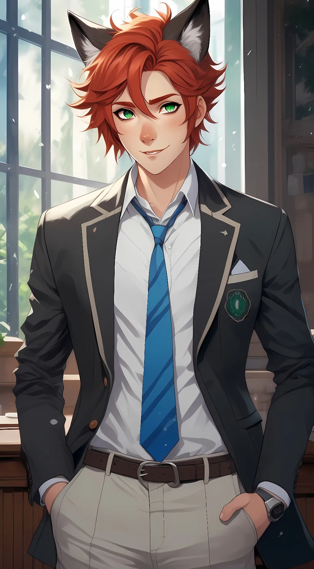 ai character: Blaze  background
