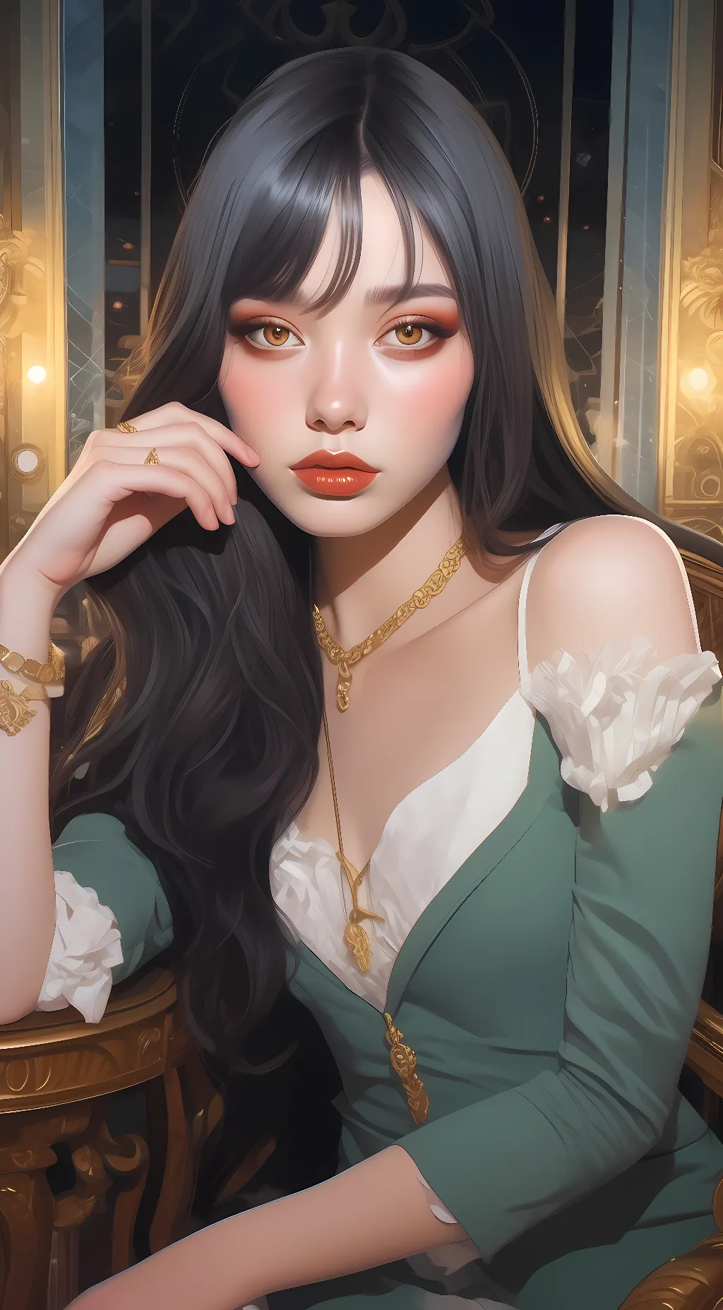 ai character:  jhao background