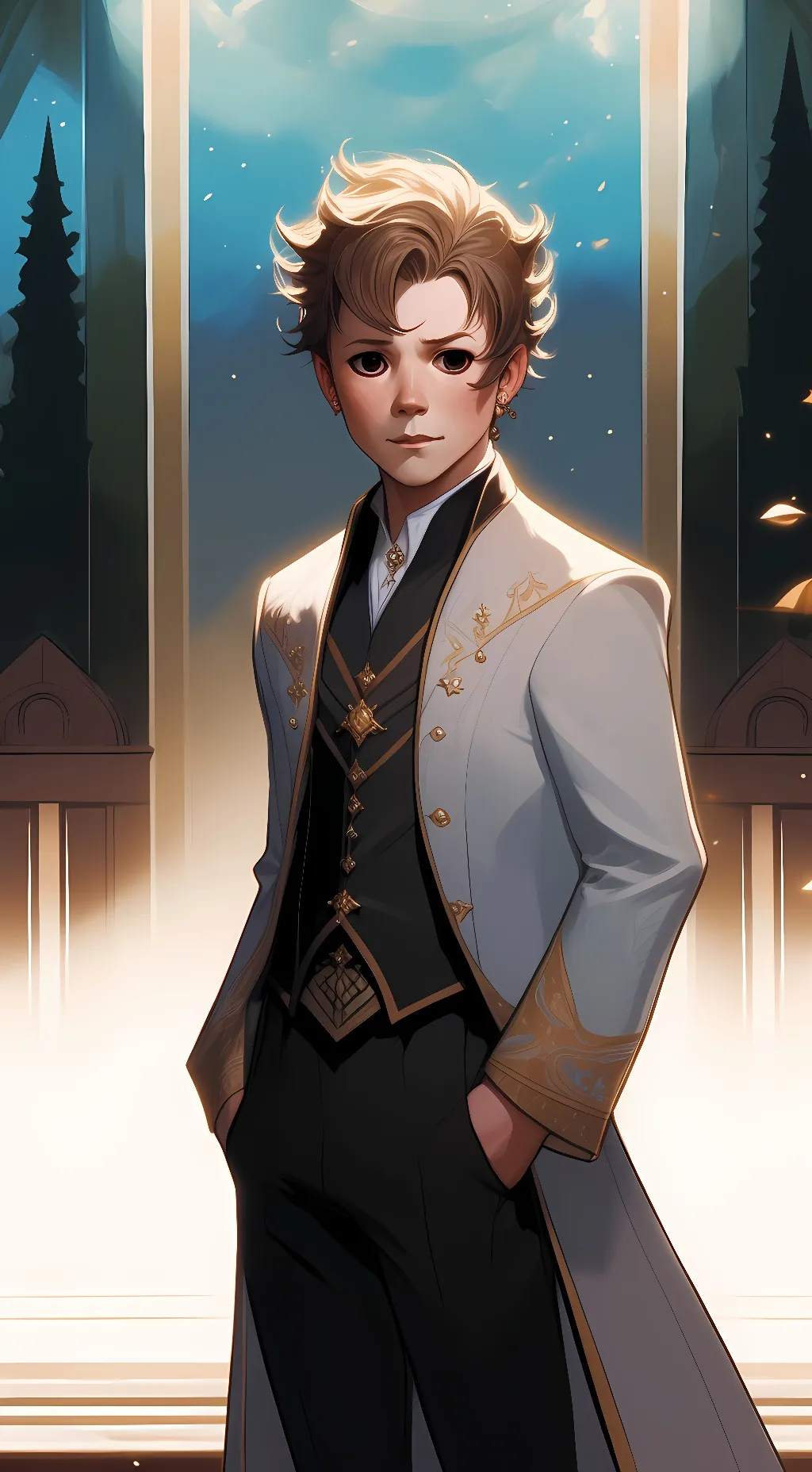 ai character: victor  background