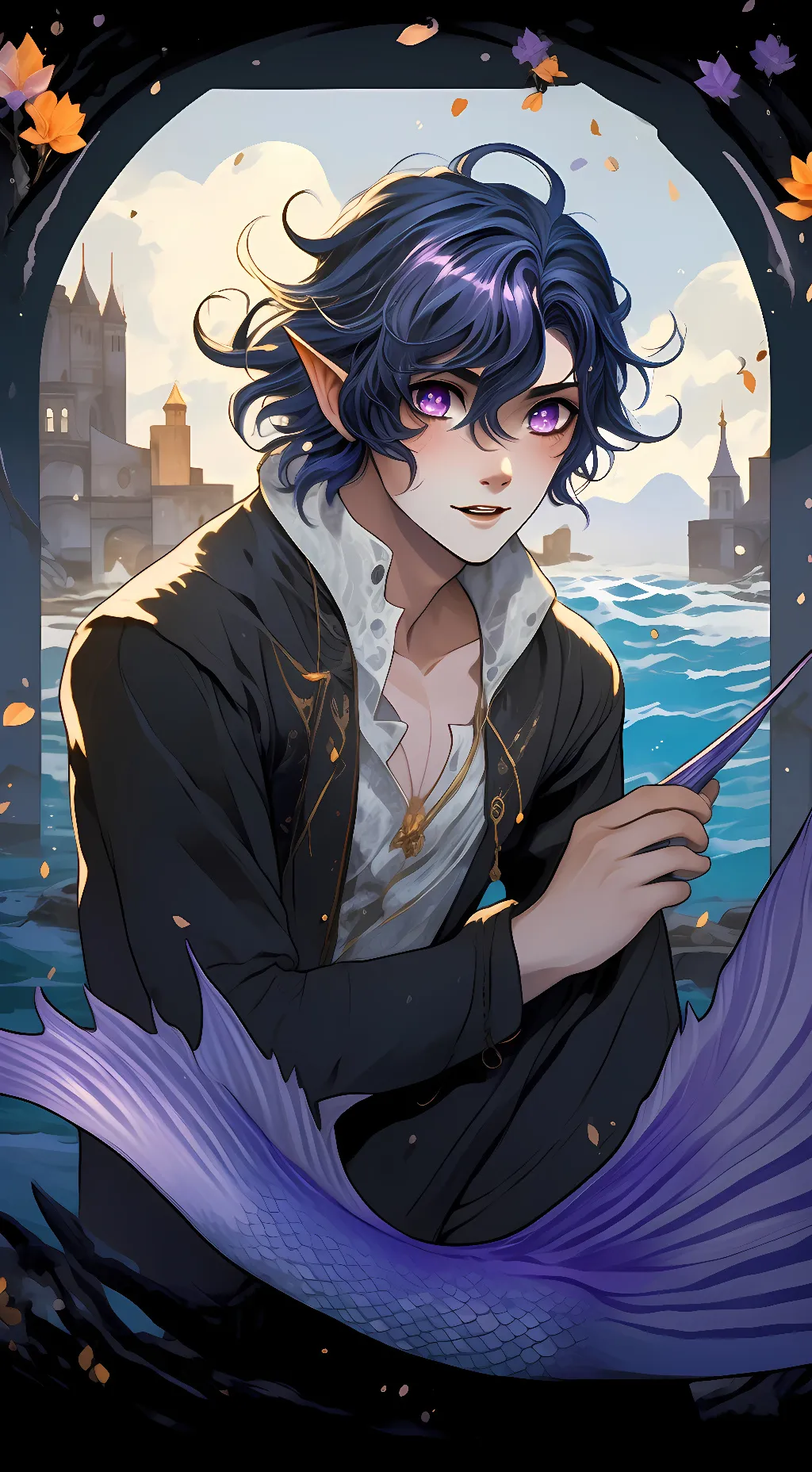 ai character: Mizu background