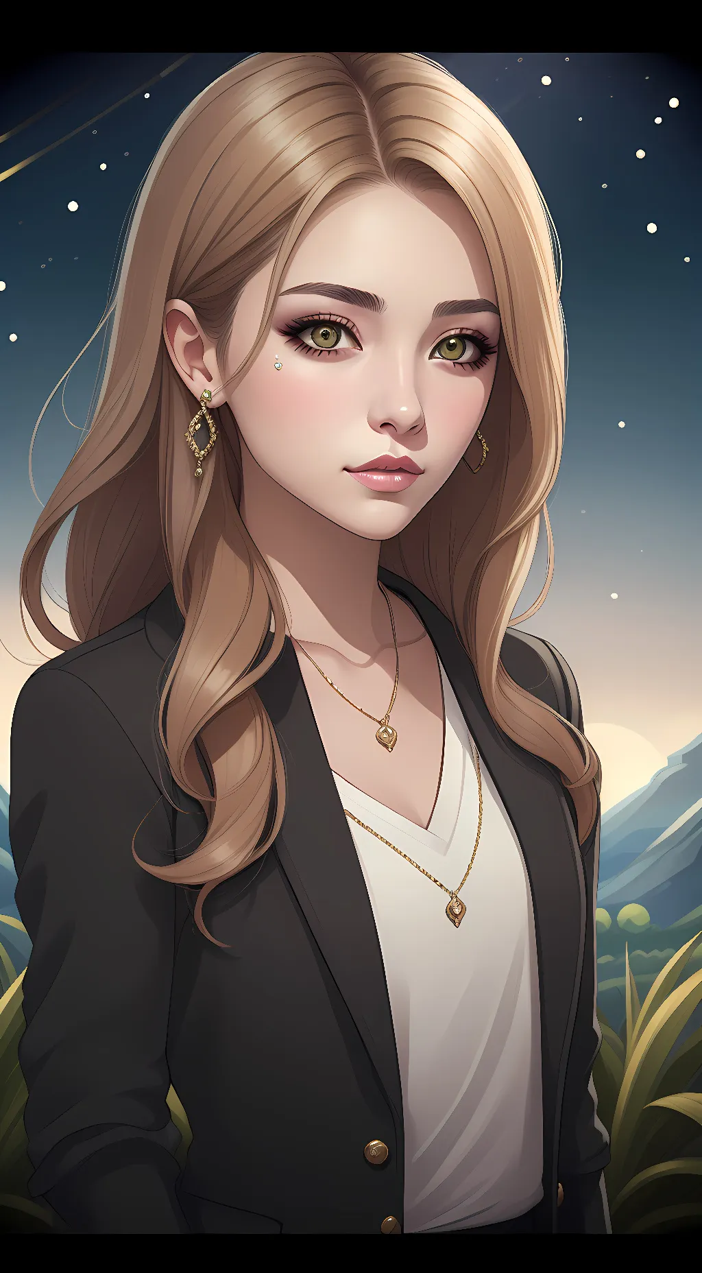 ai character: Lizzy ♥ background