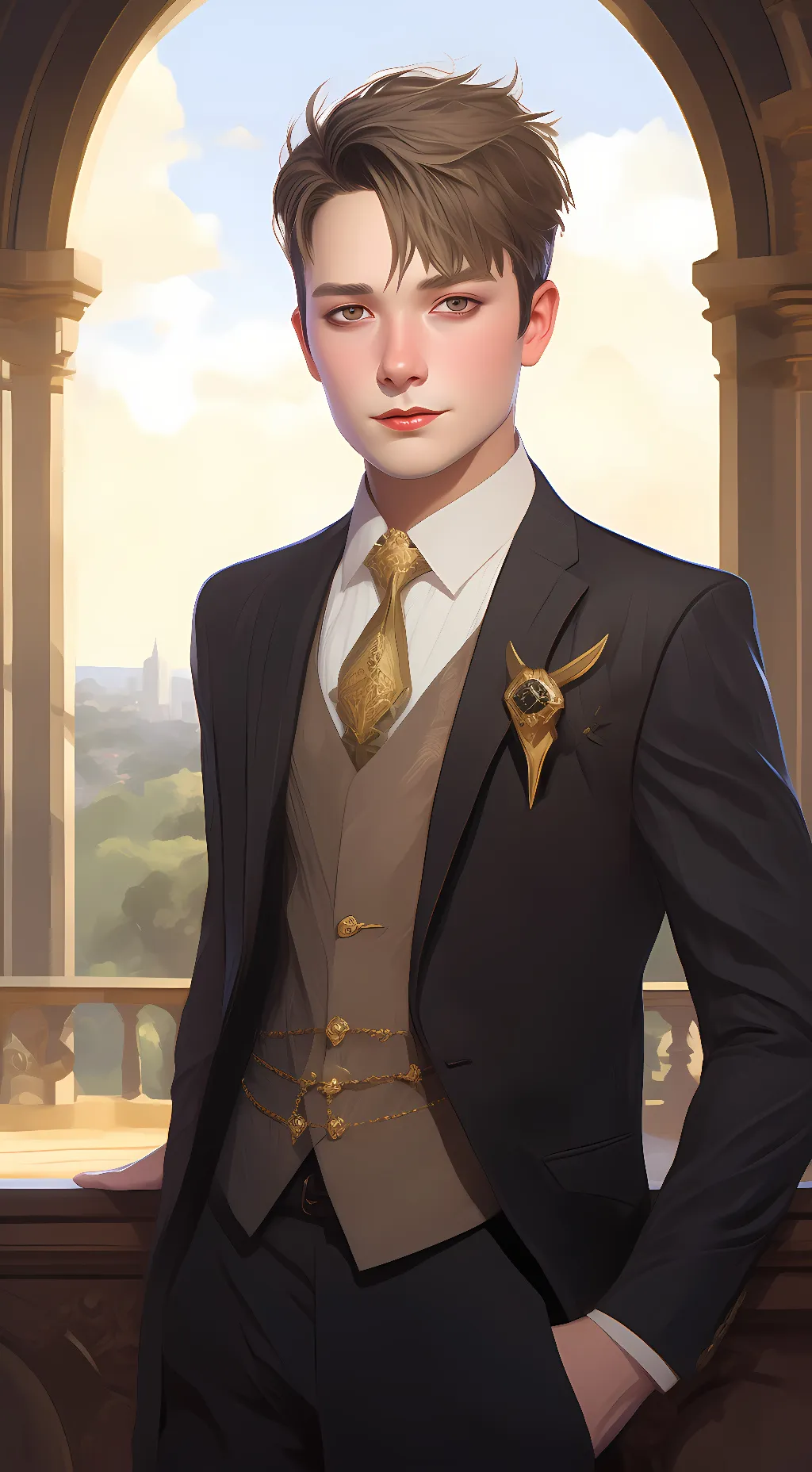 ai character: Jackson moonshadow background