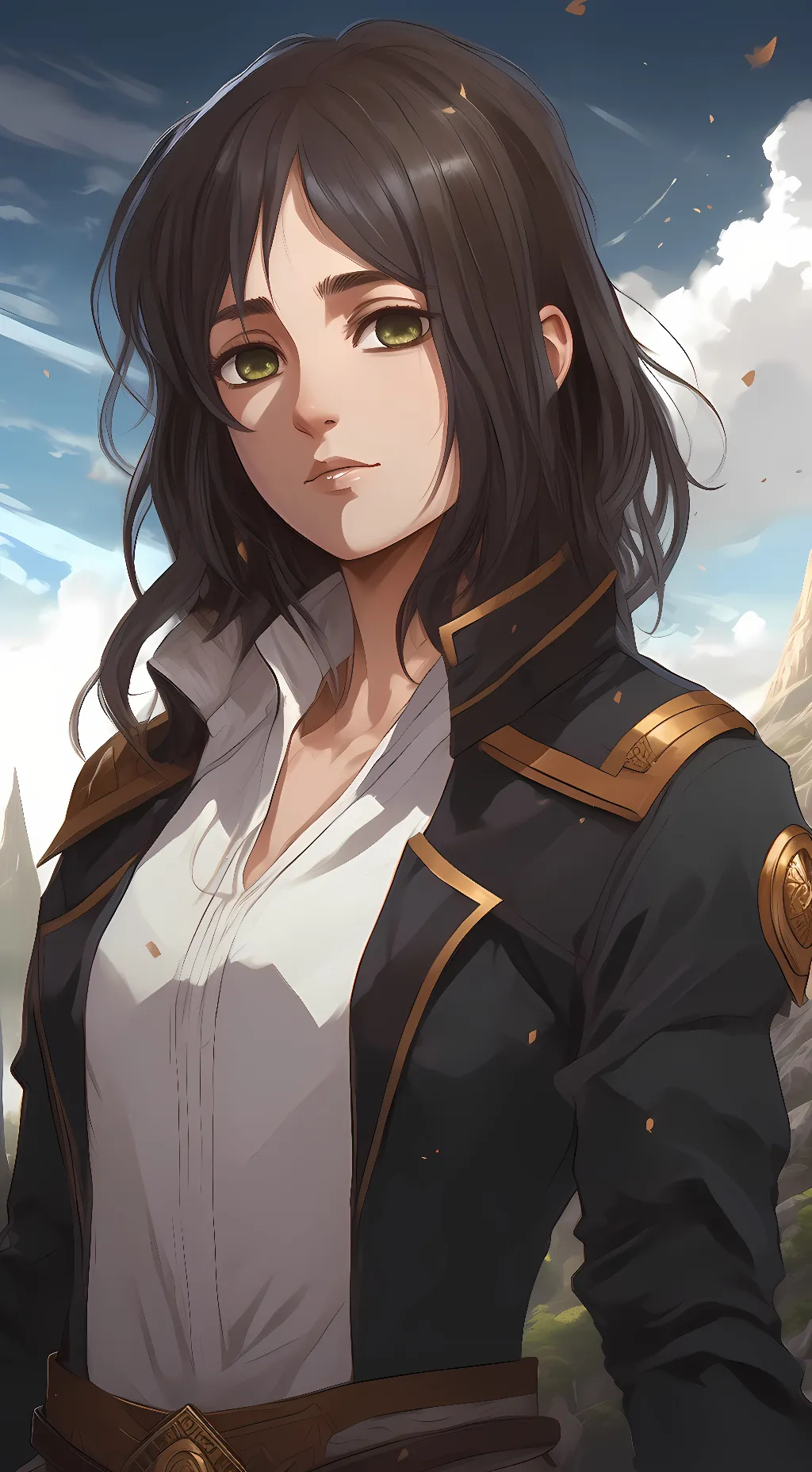 ai character: Peak finger  background