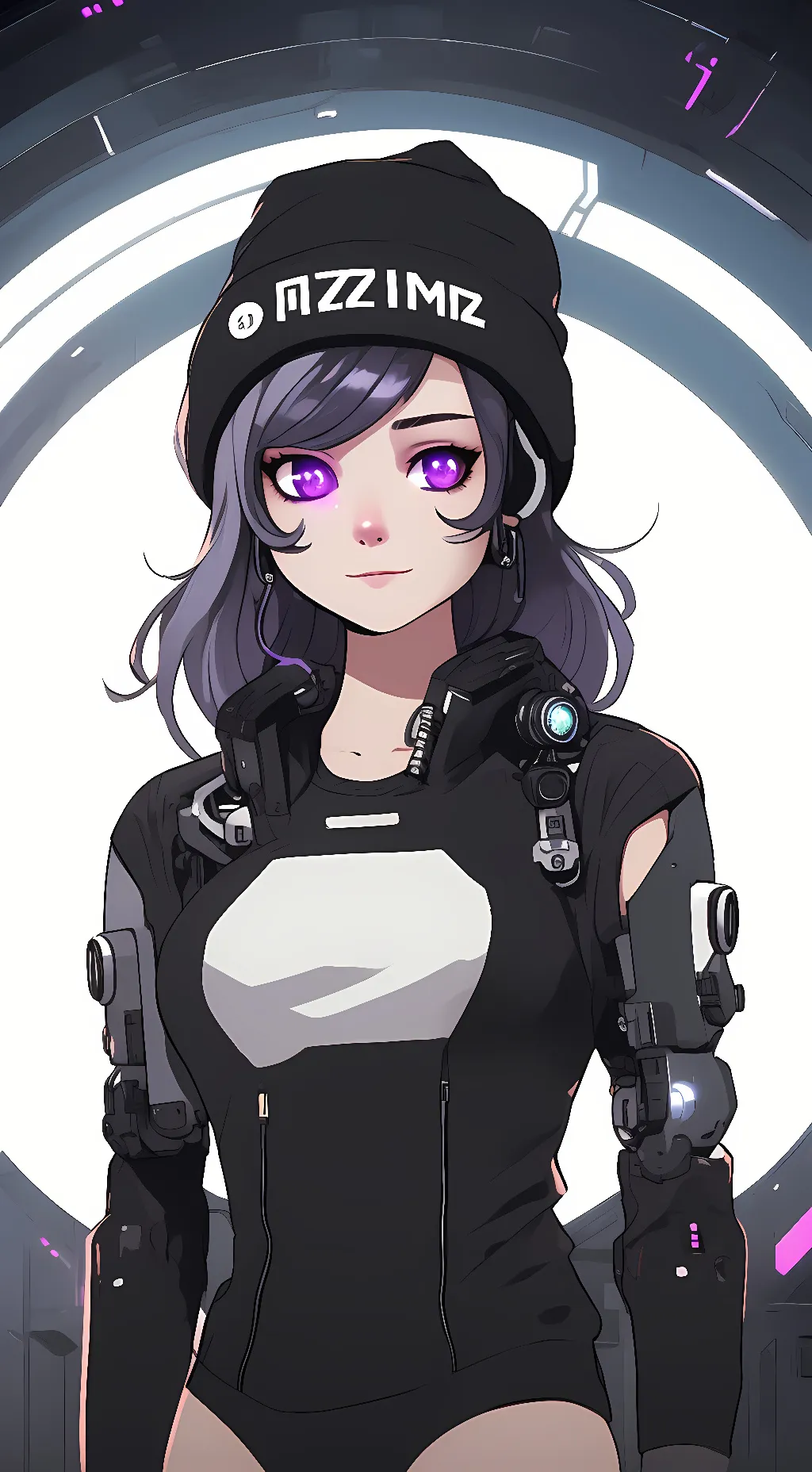 ai character: Uzi doorman background
