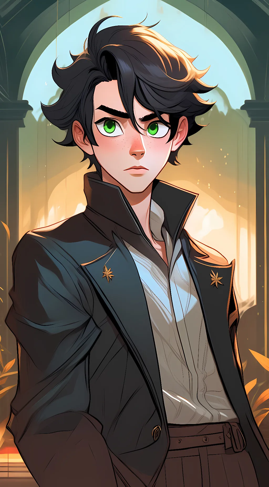 ai character: Issac Aziz background