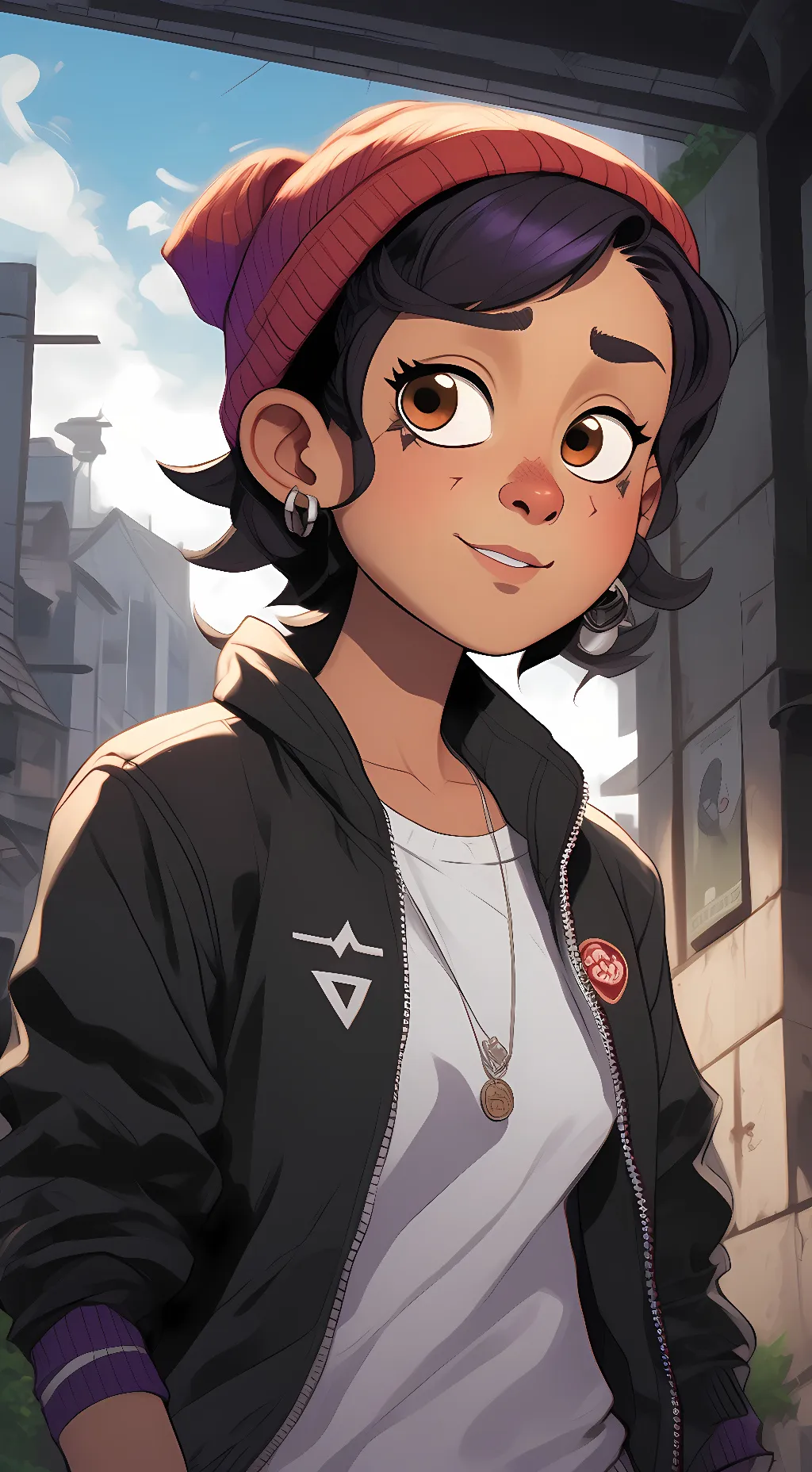 ai character: Luz Noceda background