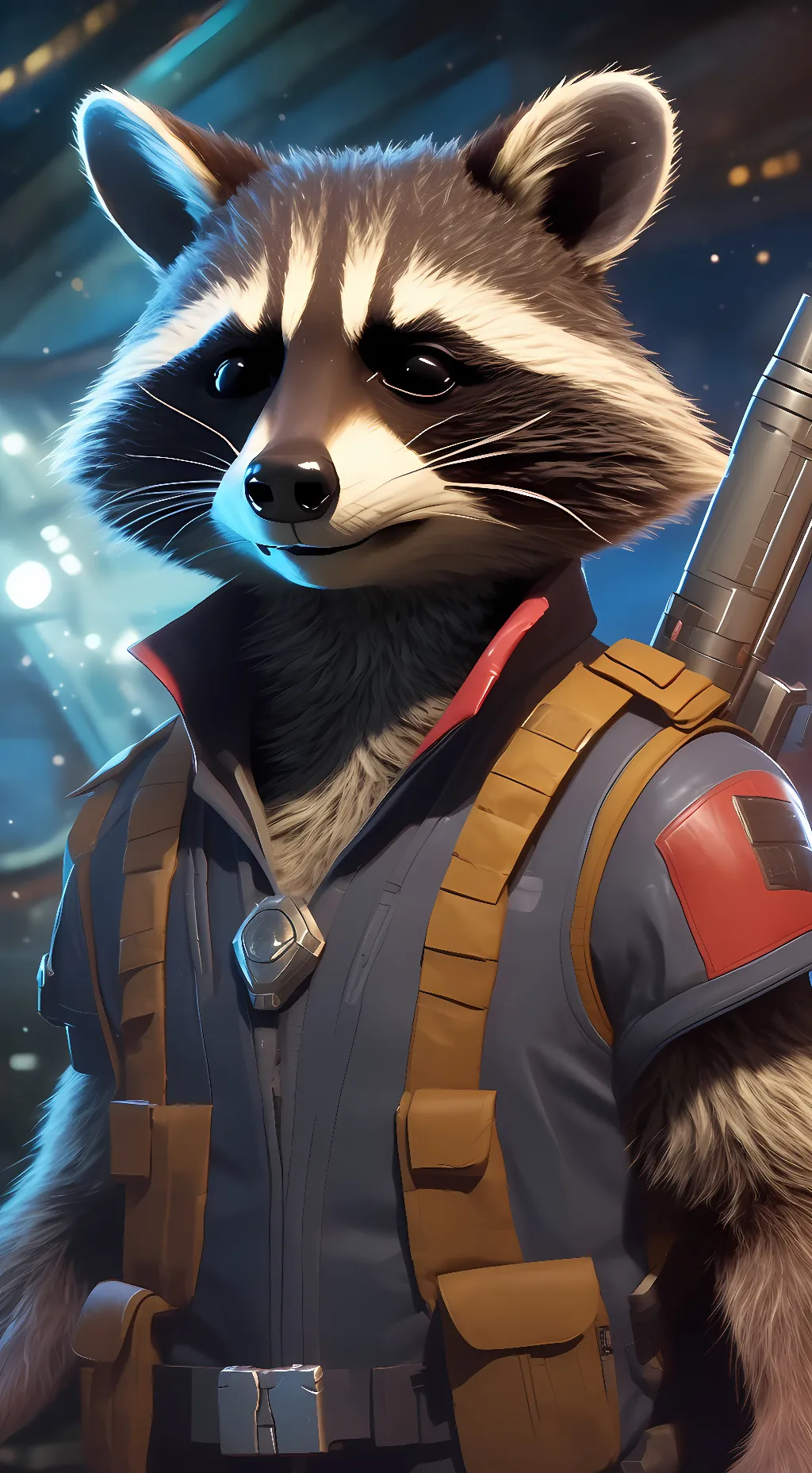 ai character: Rocket(89P13) background