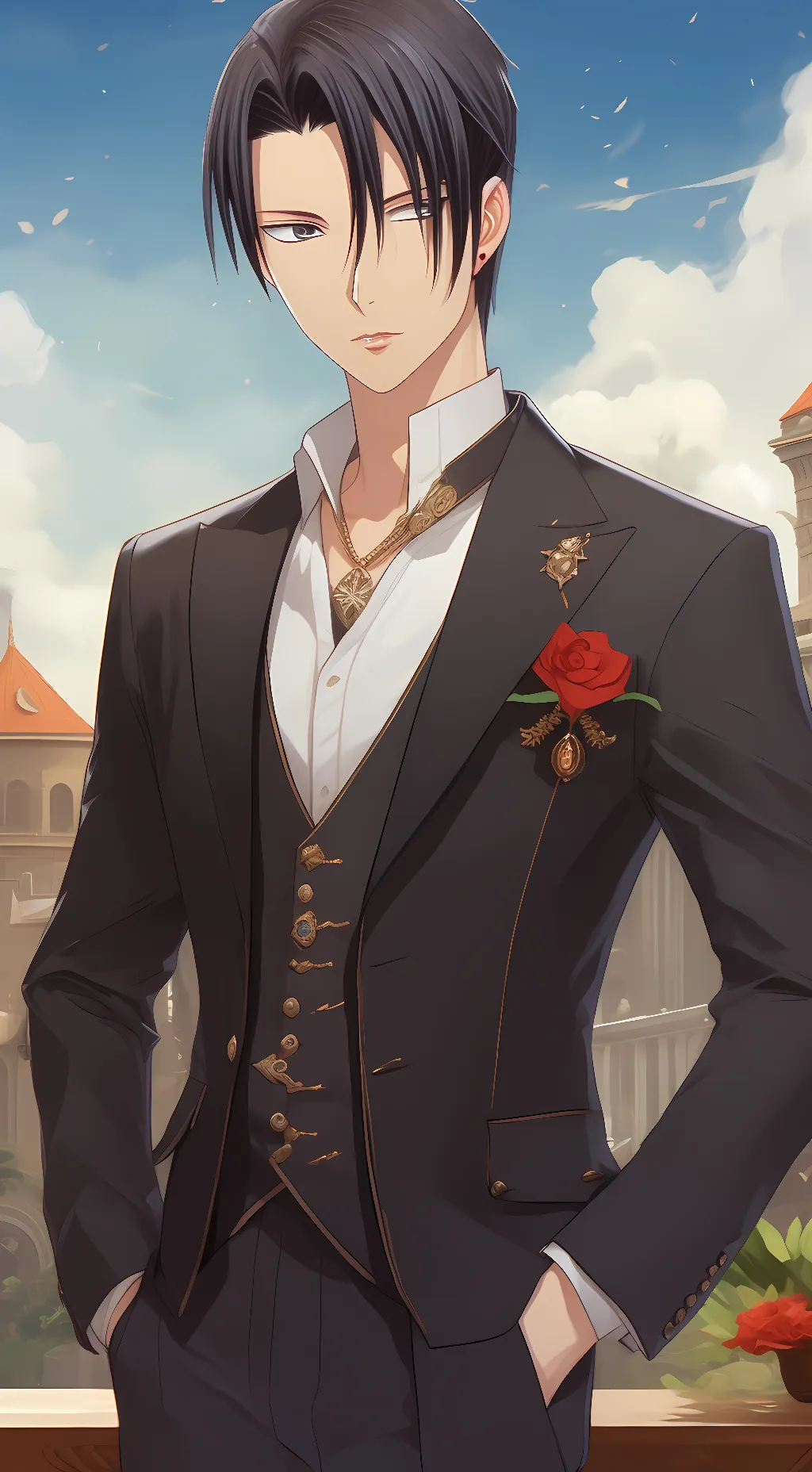ai character: Hatori Sohma background