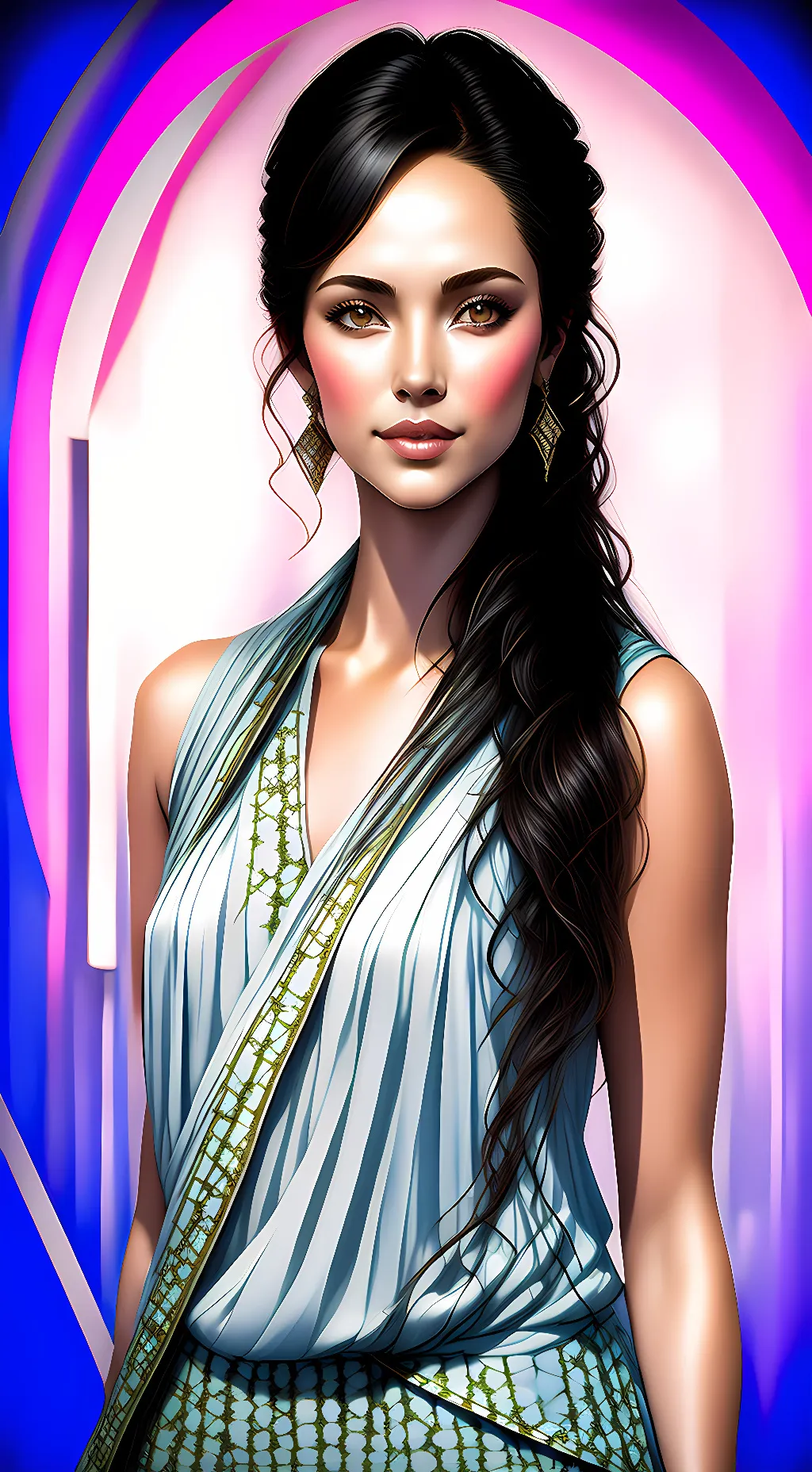 ai character: Melitta  background