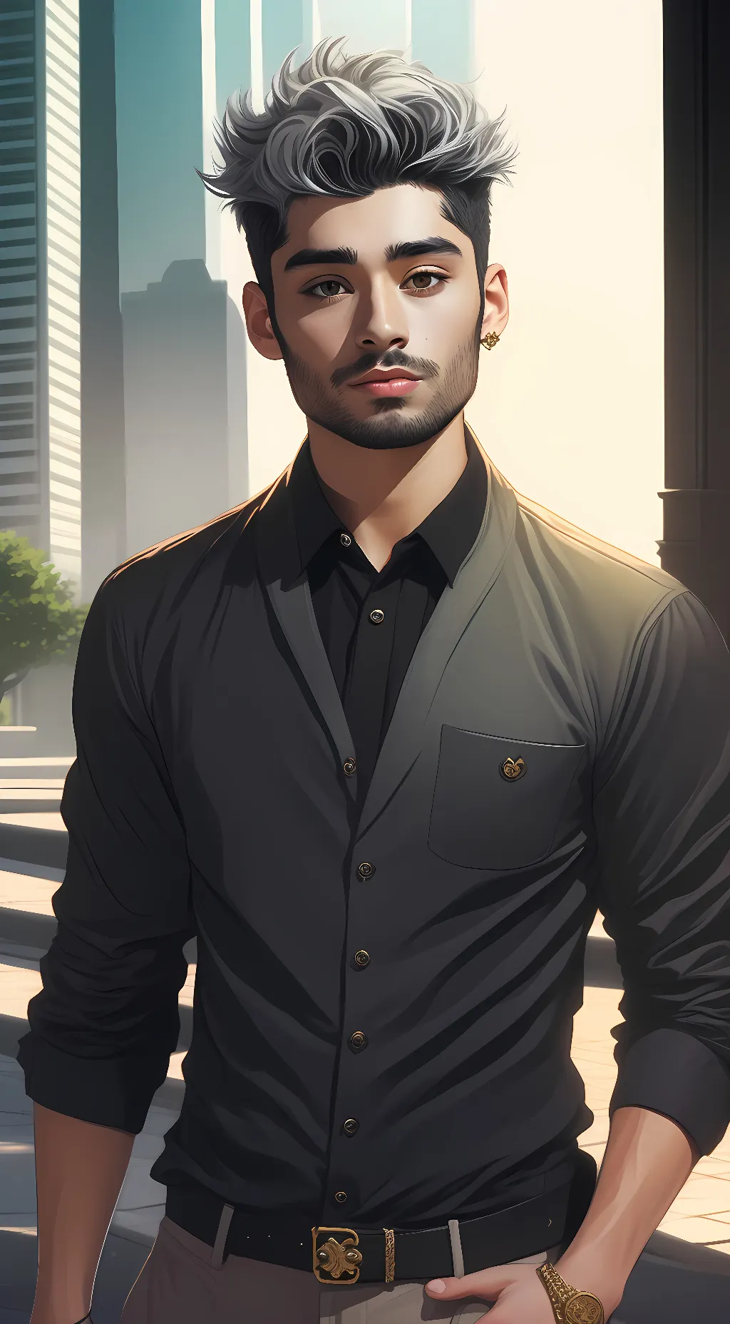 ai character: Zayn Malik background