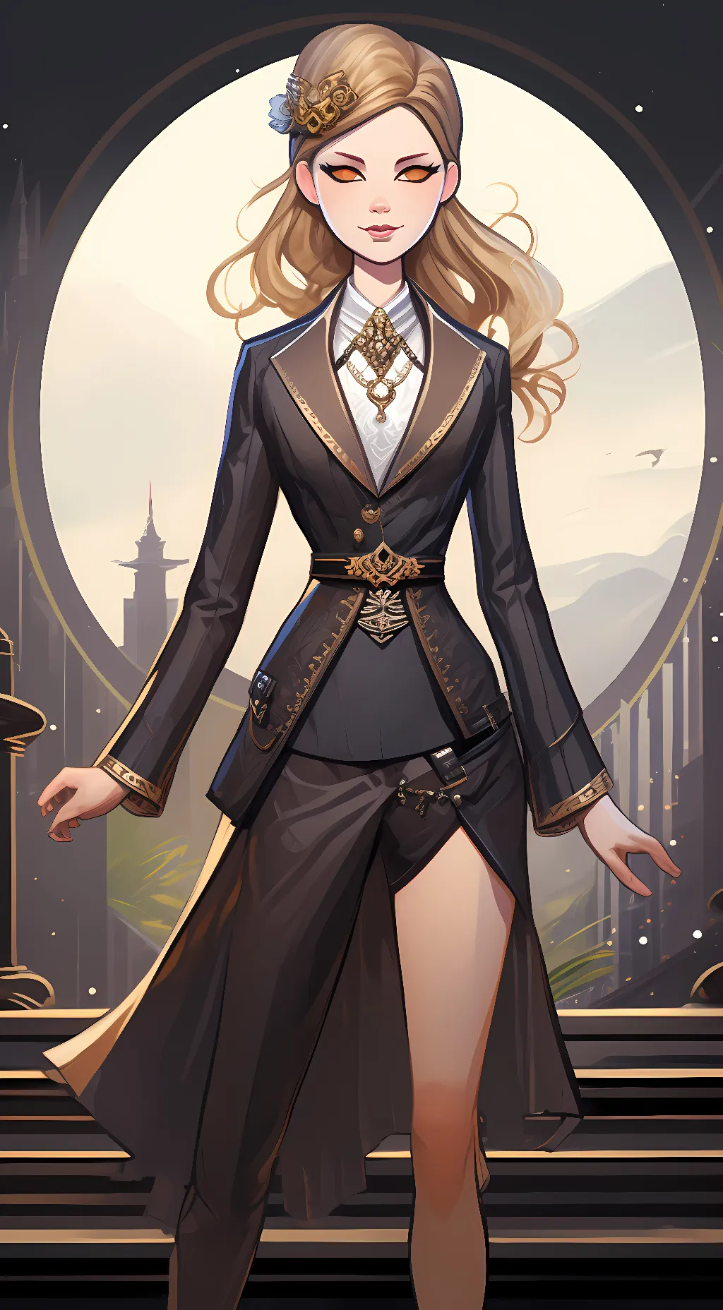 ai character: luna background