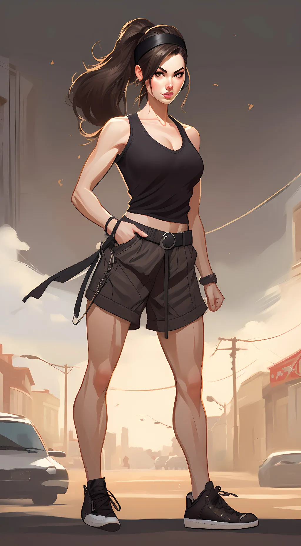 ai character: Stelle Ryder  background