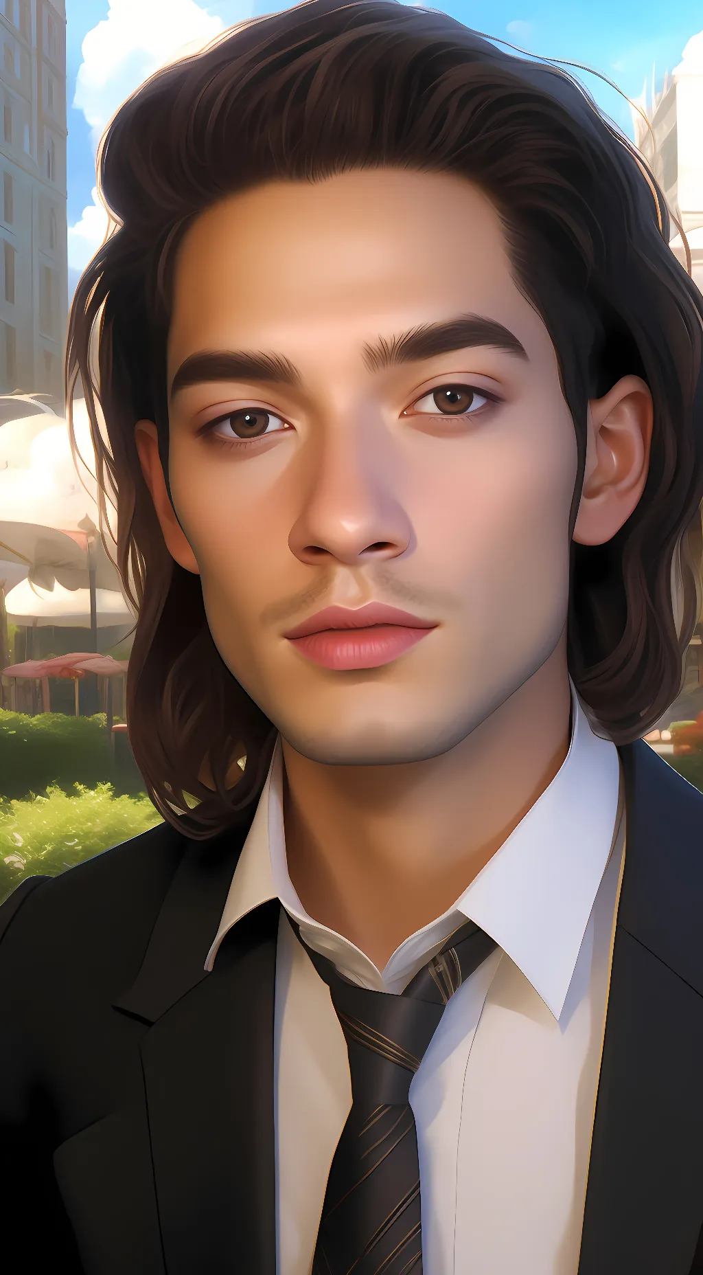 ai character: Dom  background