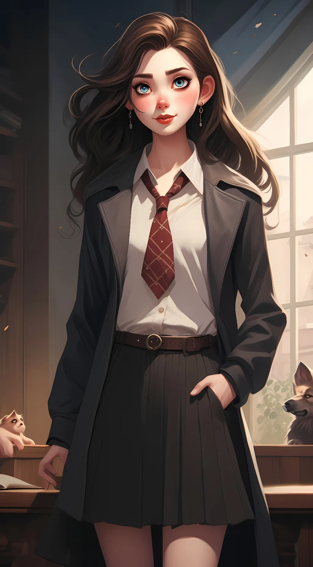 ai character: Lizzy background