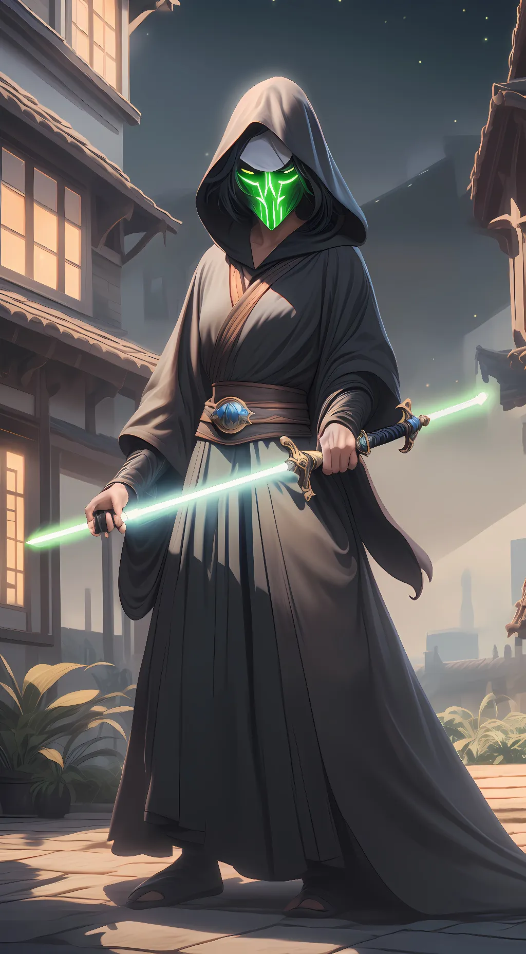 ai character: darkbeam background
