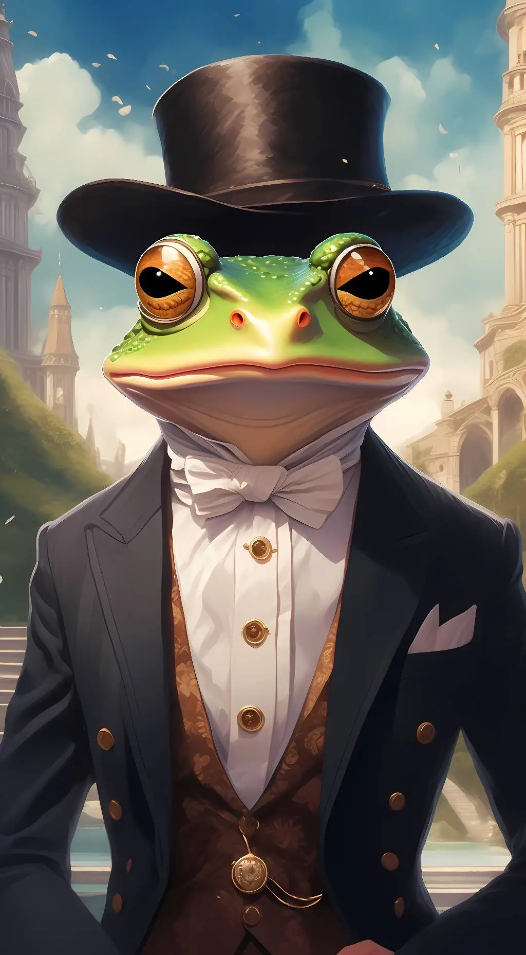 ai character: Robert Ribitter background