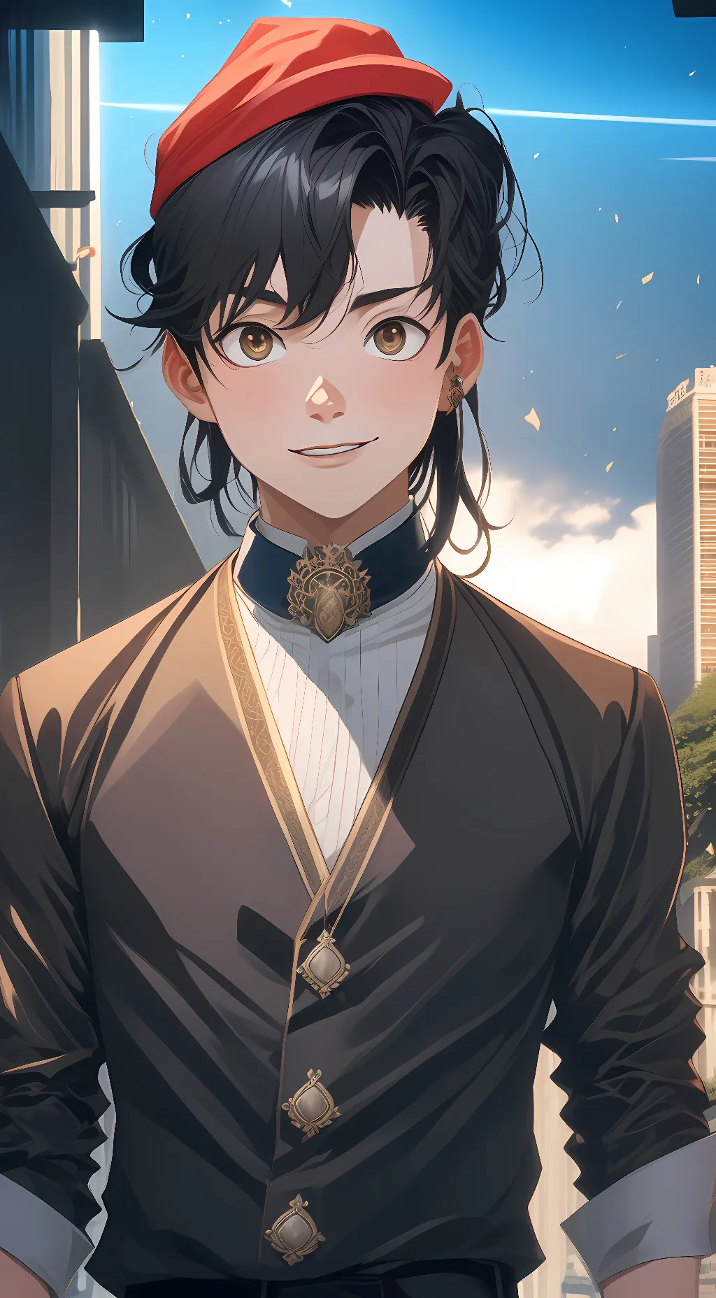 ai character: Max  background