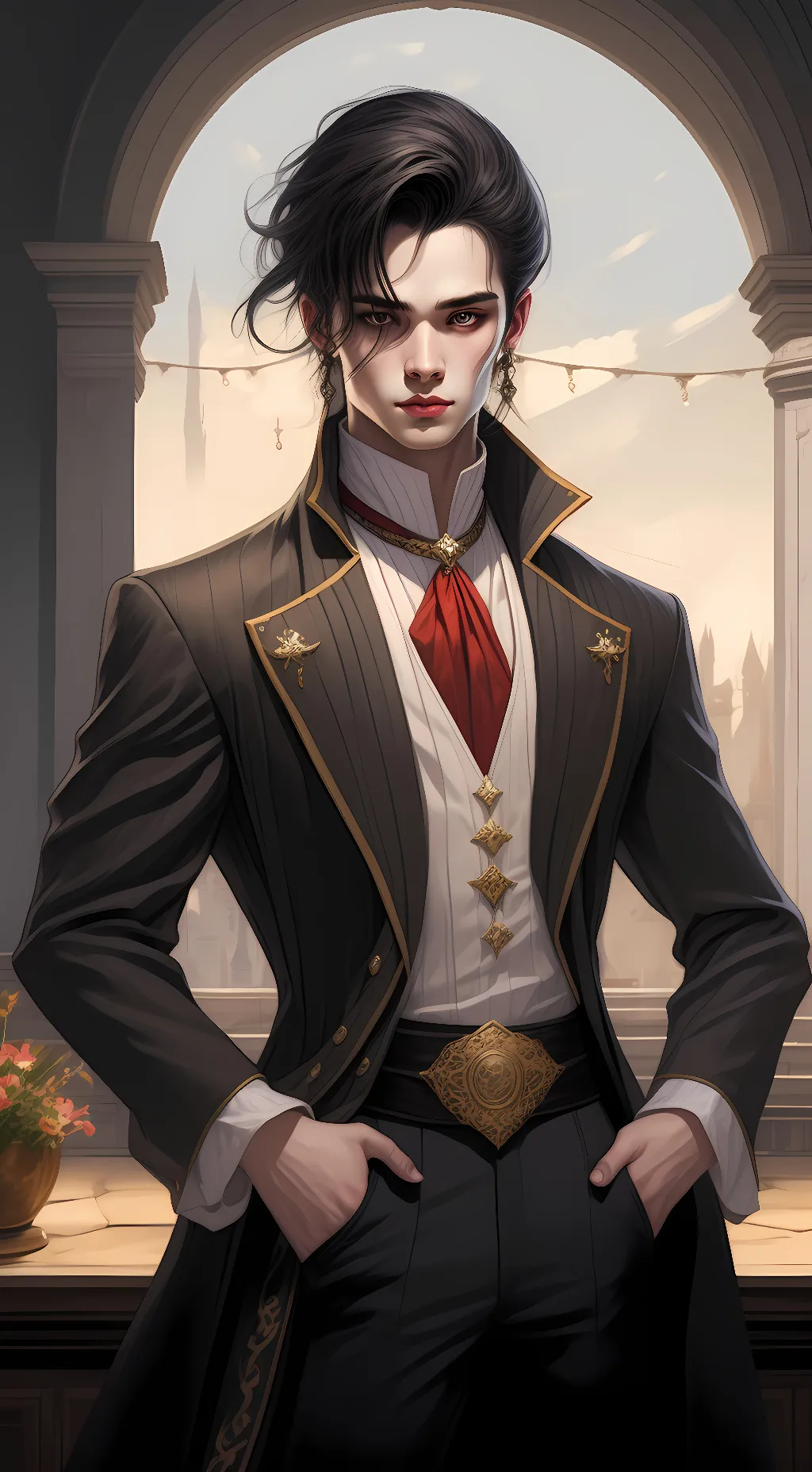 ai character: bad boy alex background