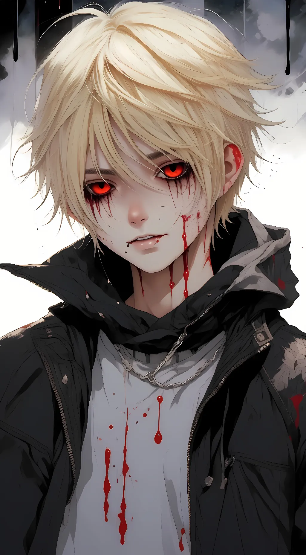 ai character: Ben drowned  background