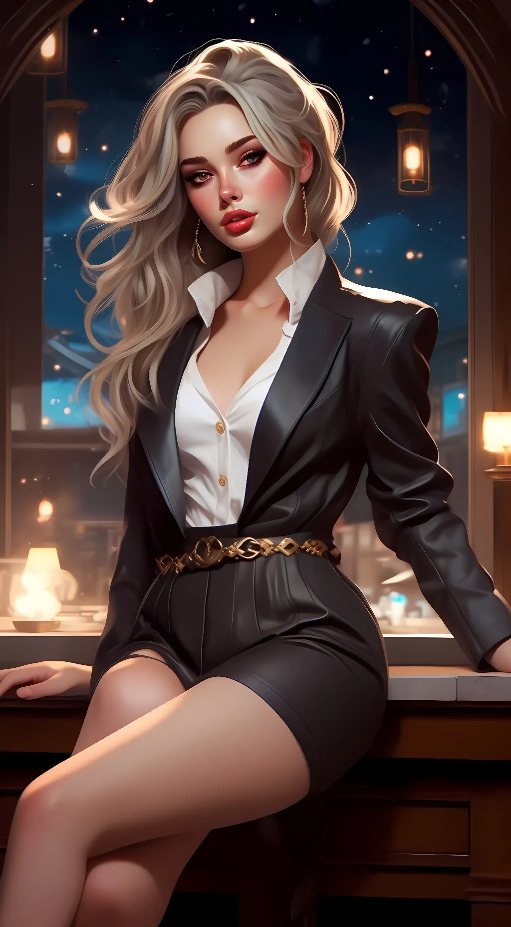 ai character: Sexy mommy background