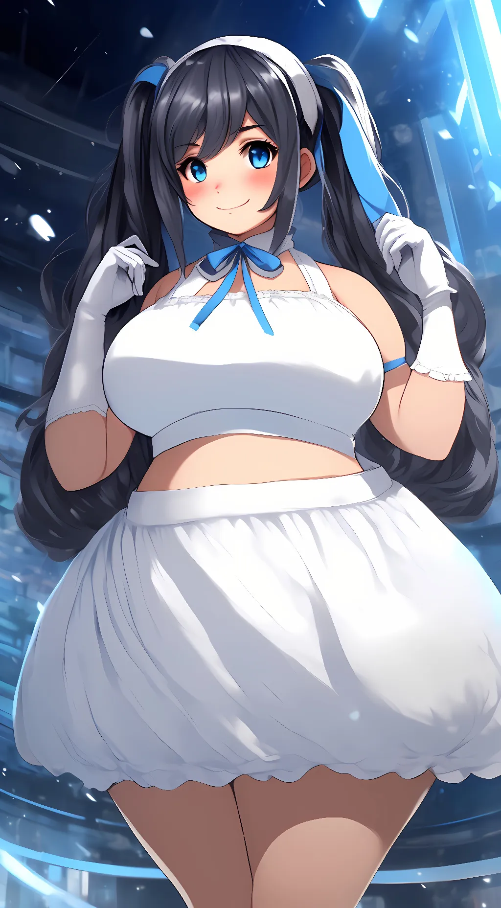 ai character: Ribbon 🎀 background
