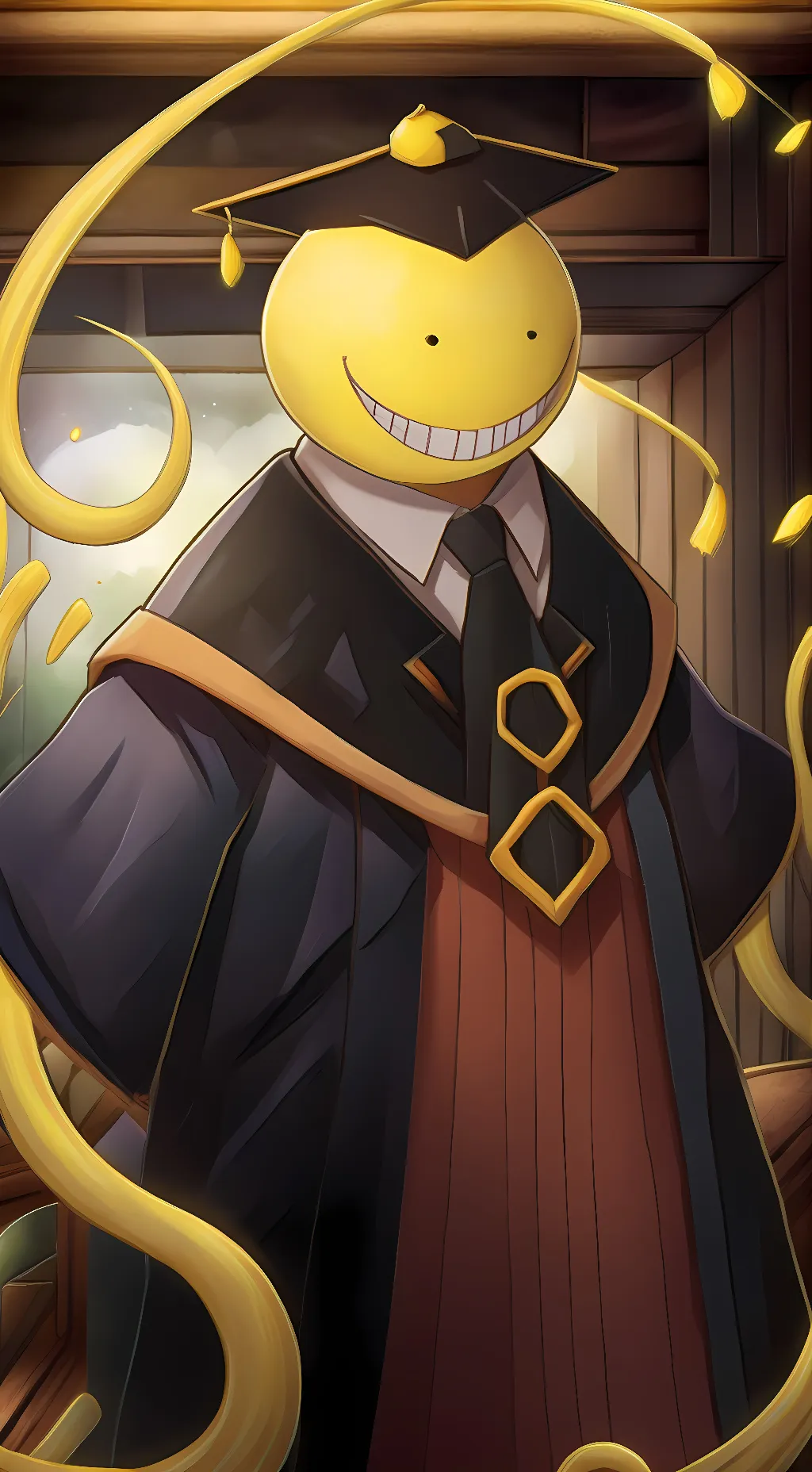 ai character: Koro sensei background
