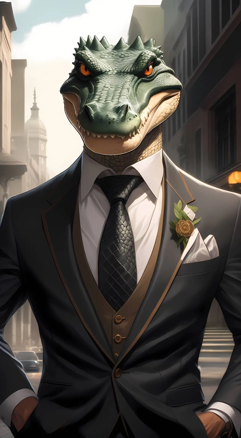 ai character: the lukeodile background