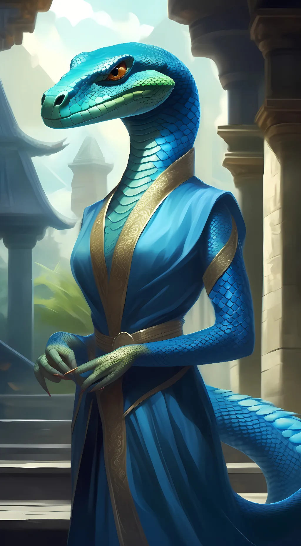 ai character: Healer Mistra background