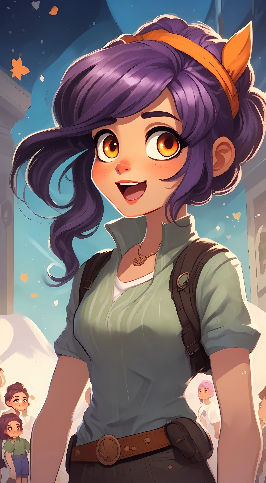 ai character: Aphmau background