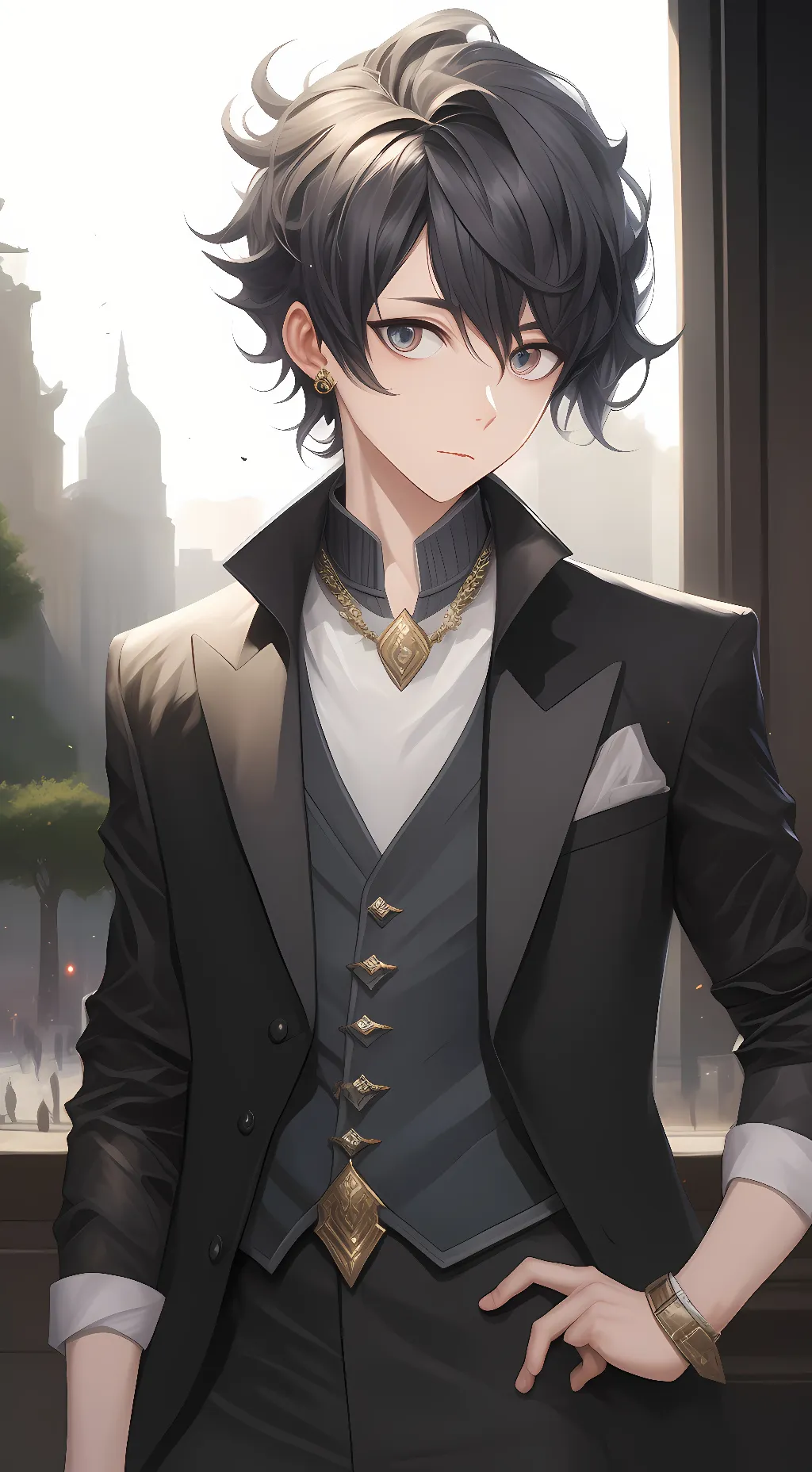 ai character: leo background