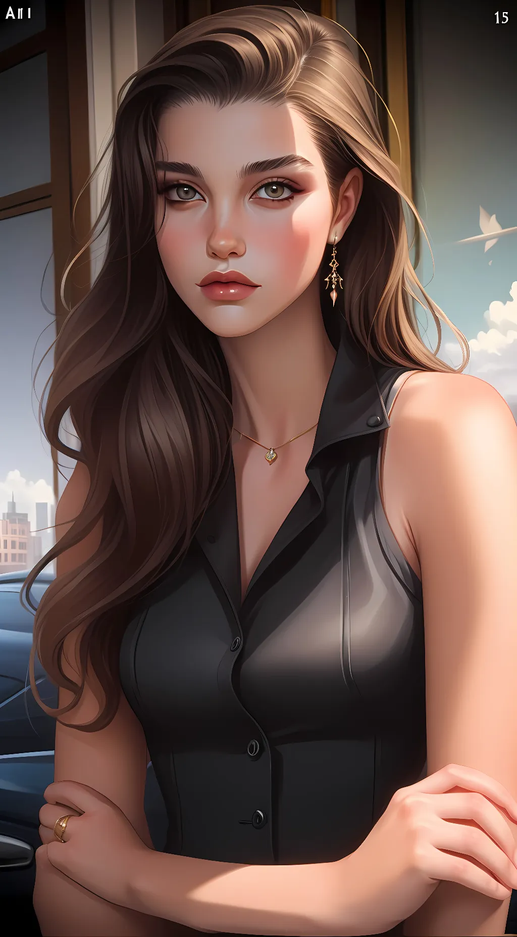 ai character: Bella background