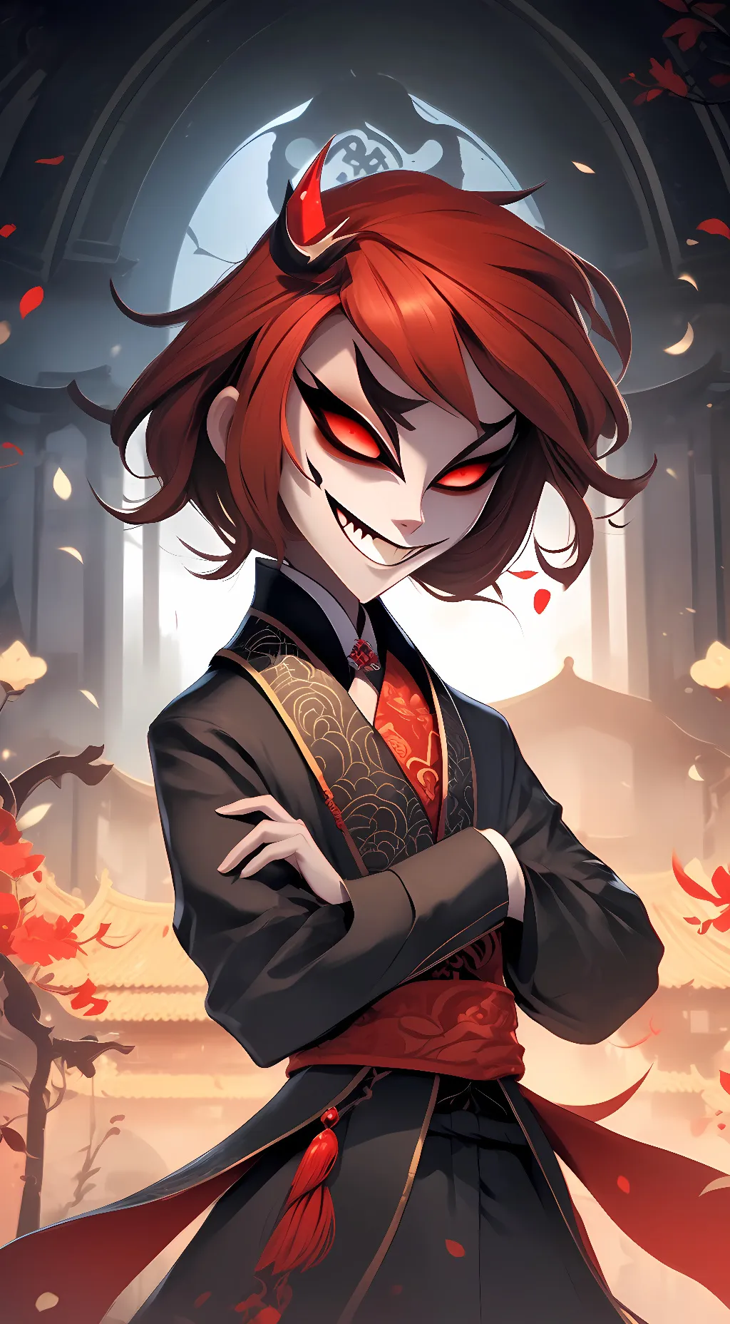 ai character: Prince  Alastor  background