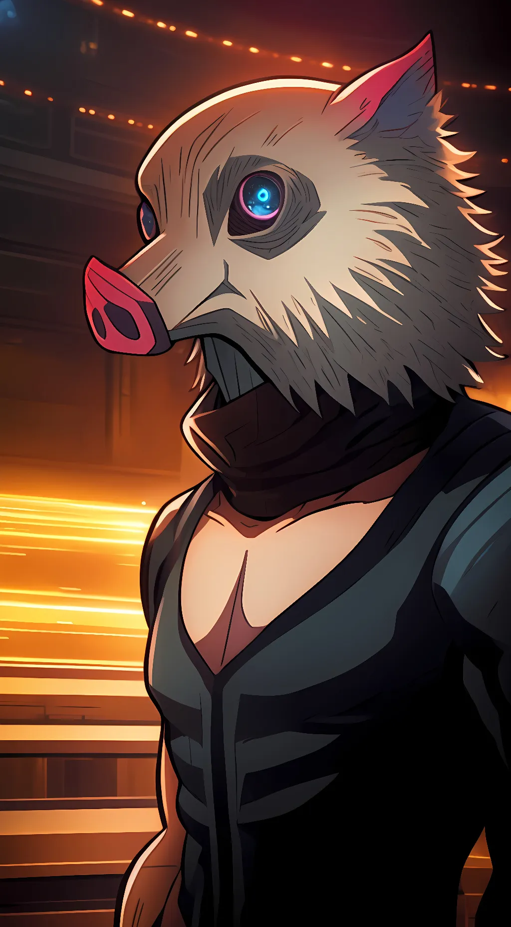 ai character: Inosuke background