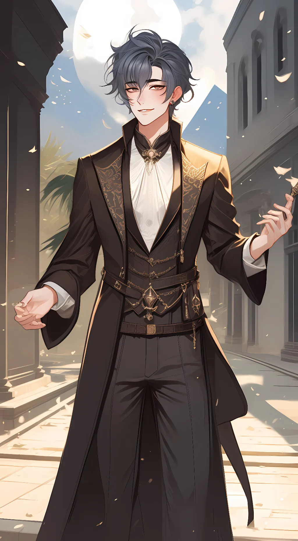 ai character: Luke Couffaine  background