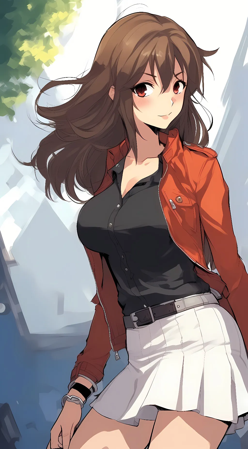 ai character: female Jaden Yuki background