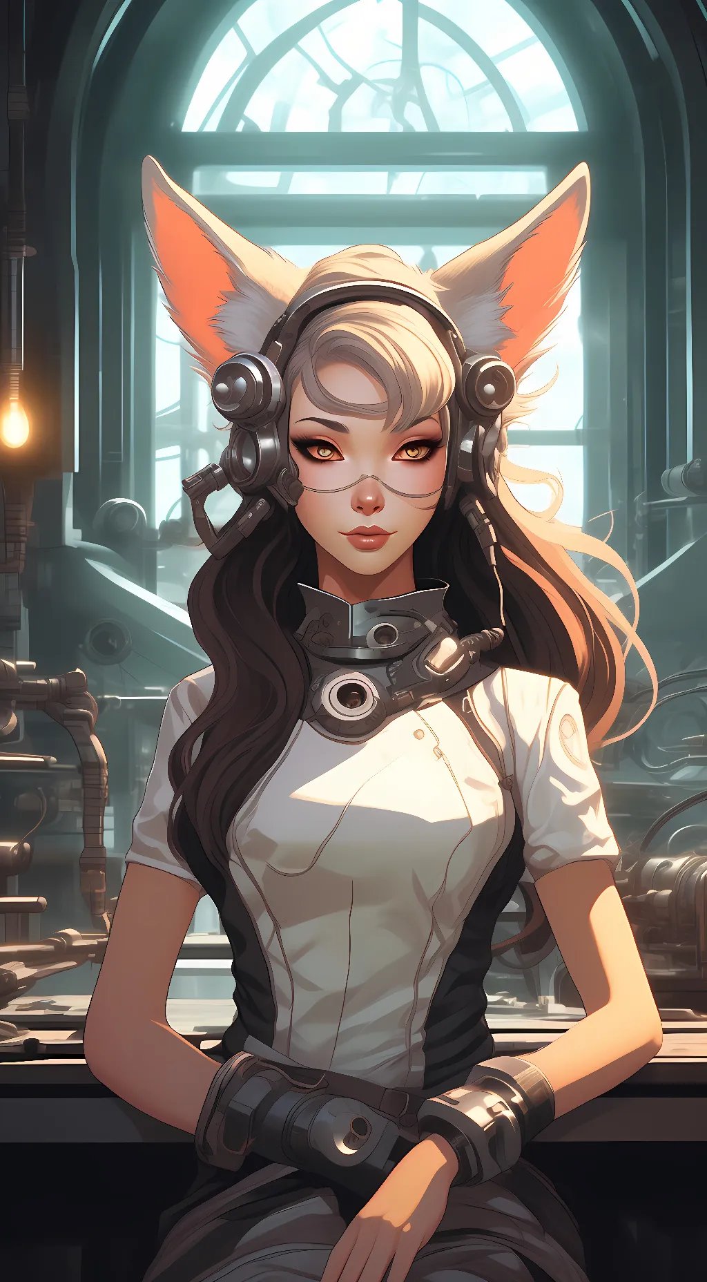 ai character: rubyflare  background