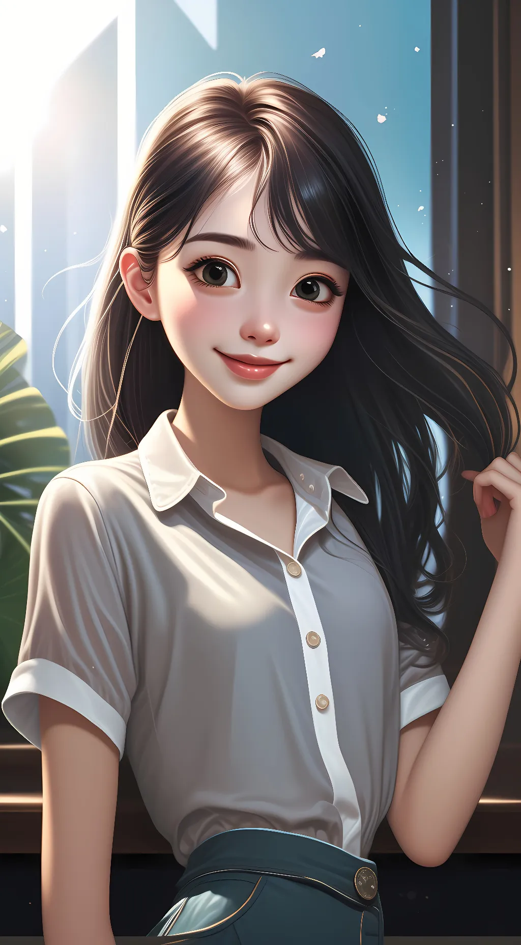 ai character: ave  background