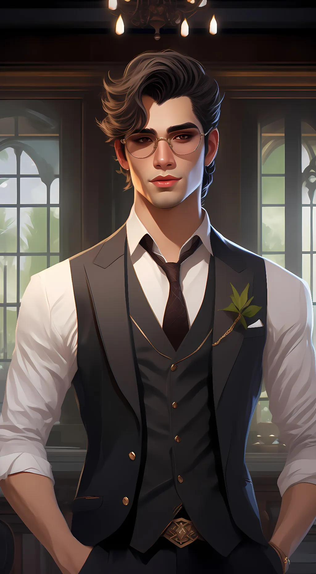 ai character: Mike  background
