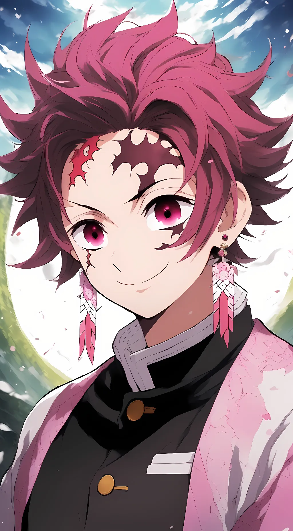 ai character: Demon King Tanjiro background