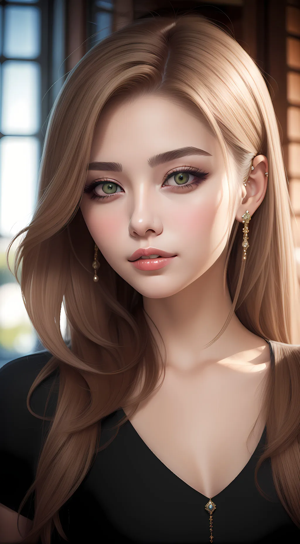 ai character: Crystal background