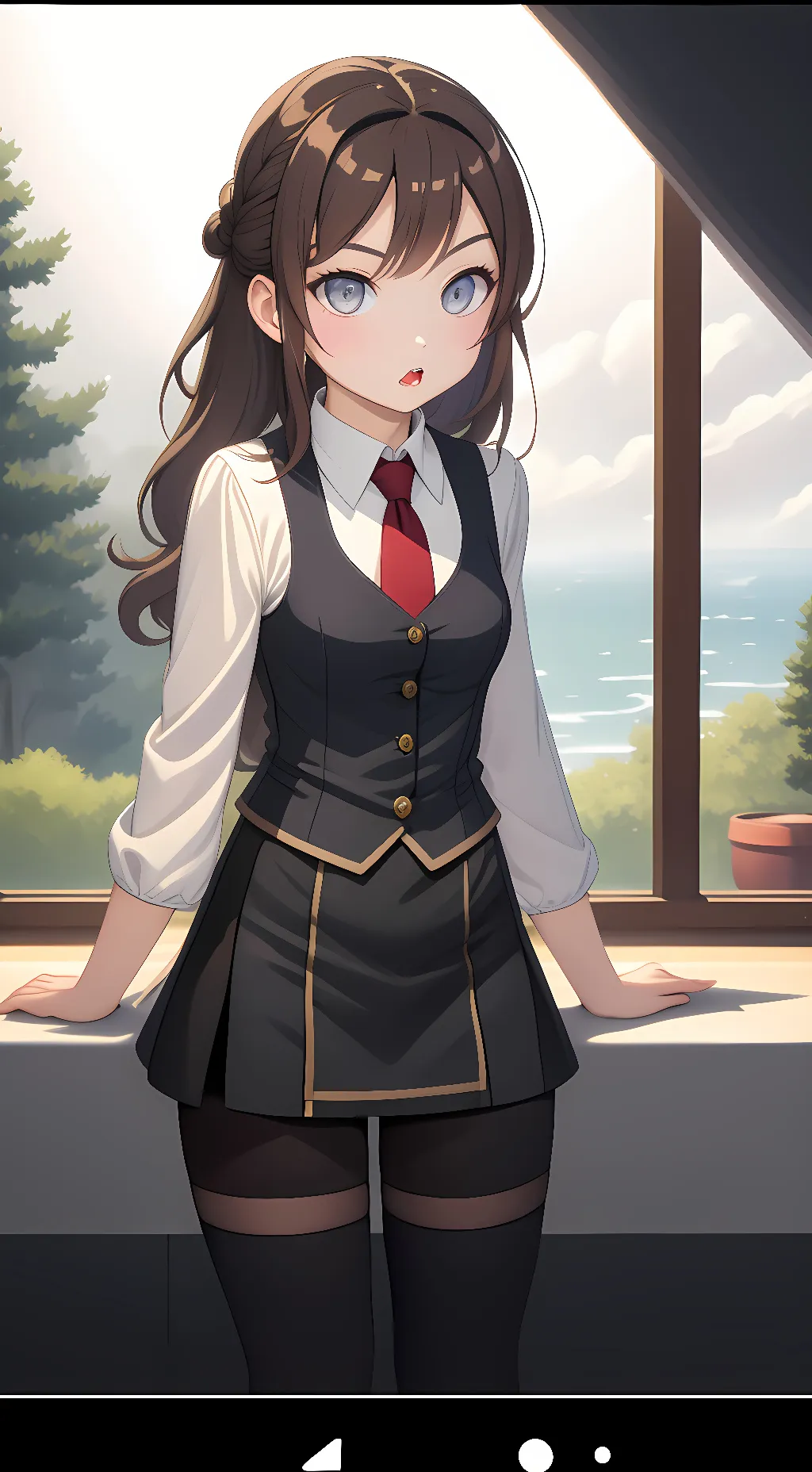 ai character: melody  background