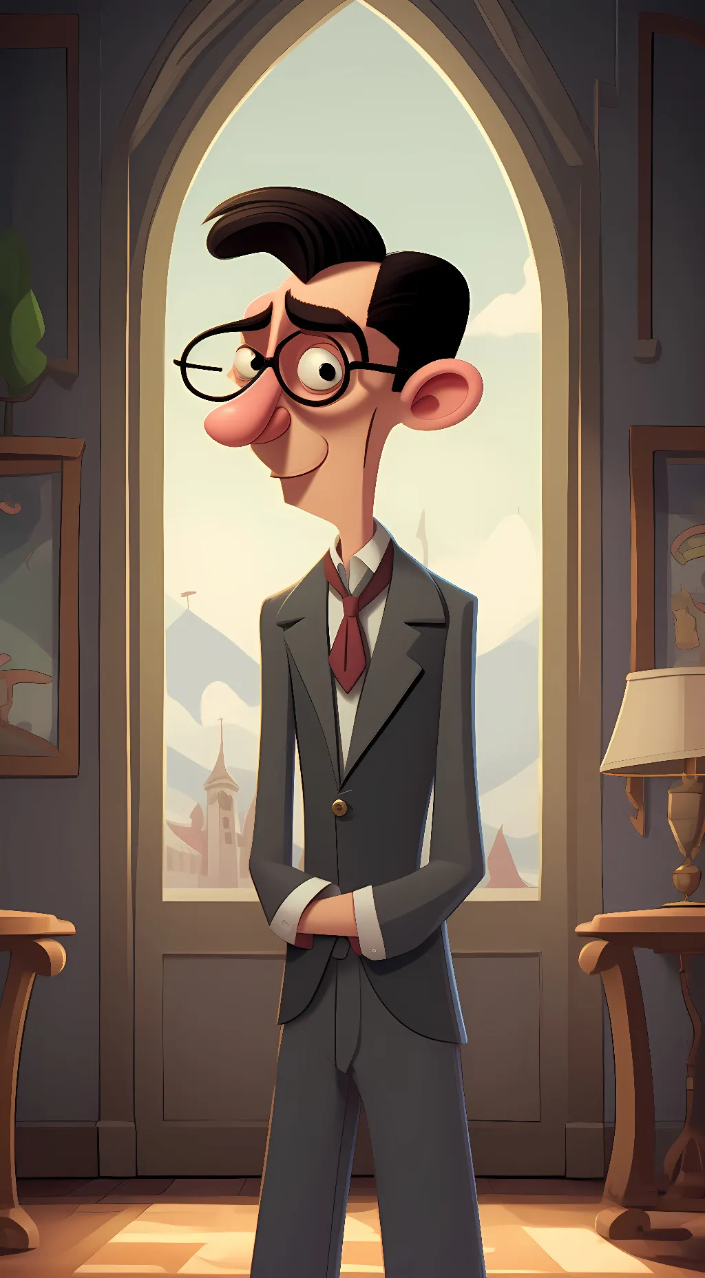 ai character: mr crocker background