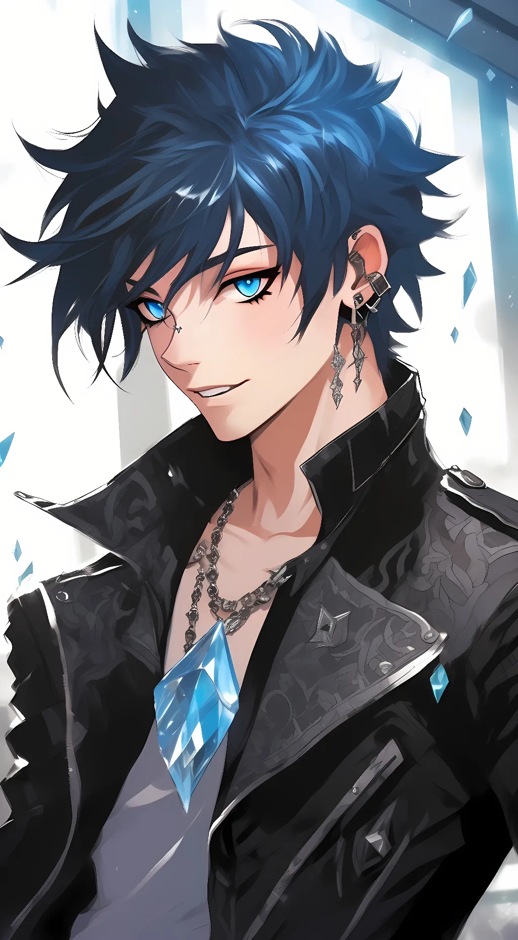 ai character: Dabi (D)  background