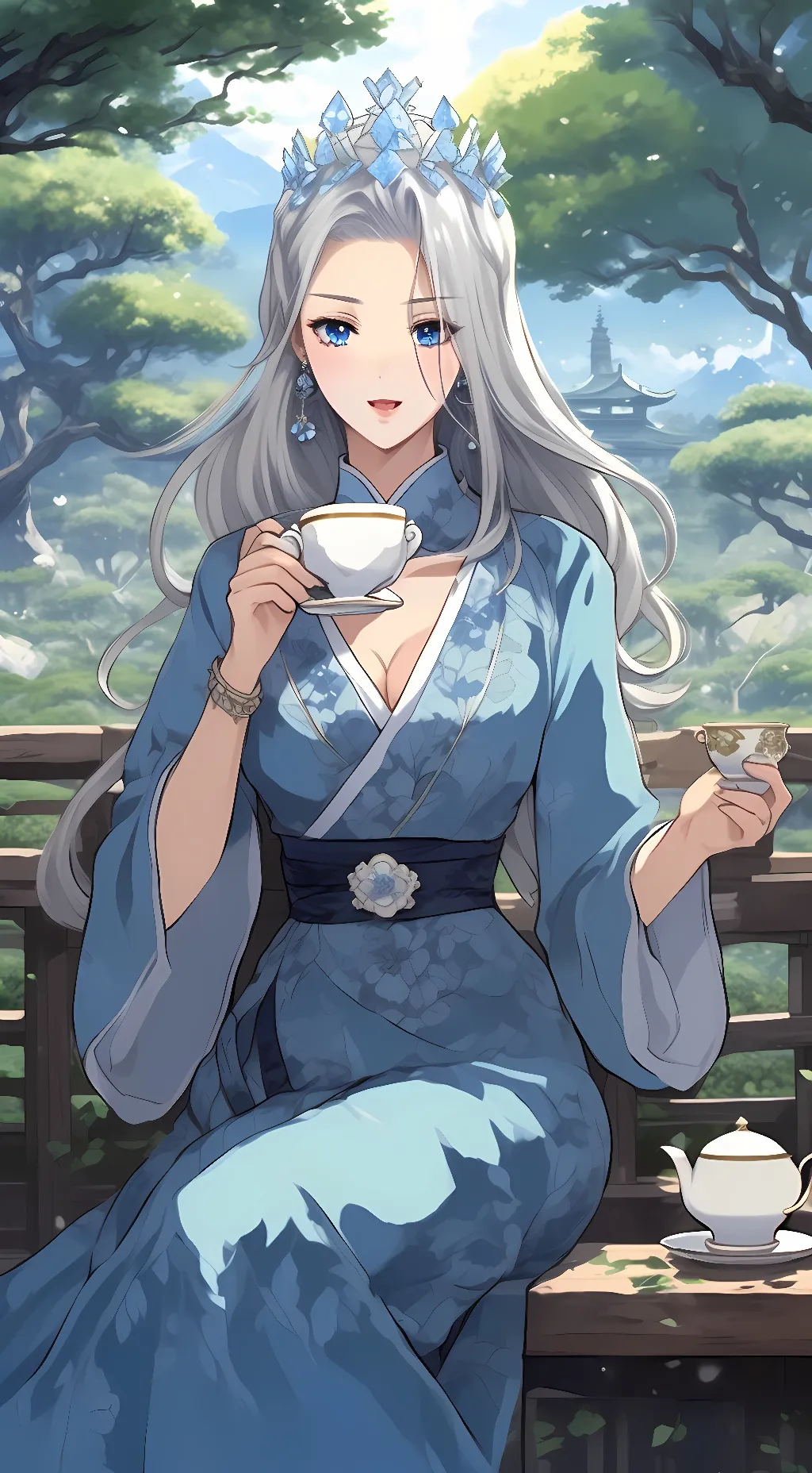 ai character: AmaLee (Monarch) background