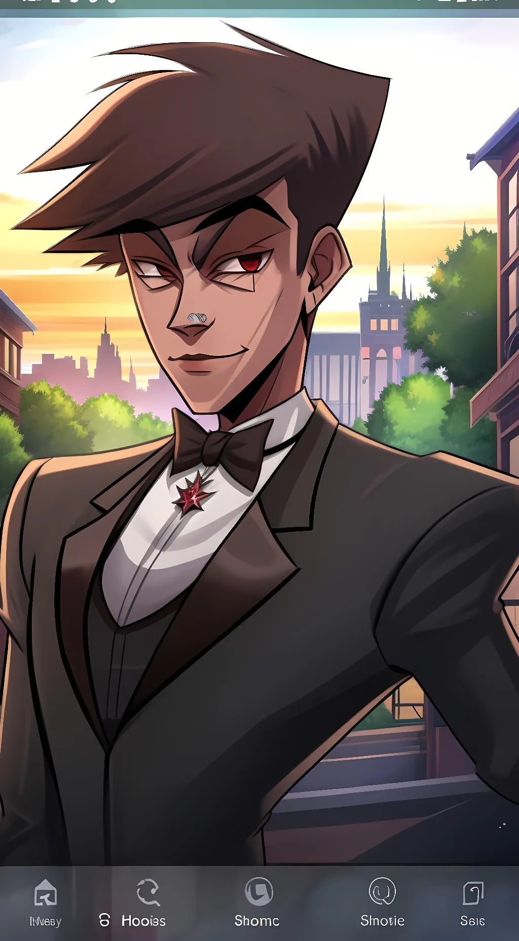 ai character: alastor humba background