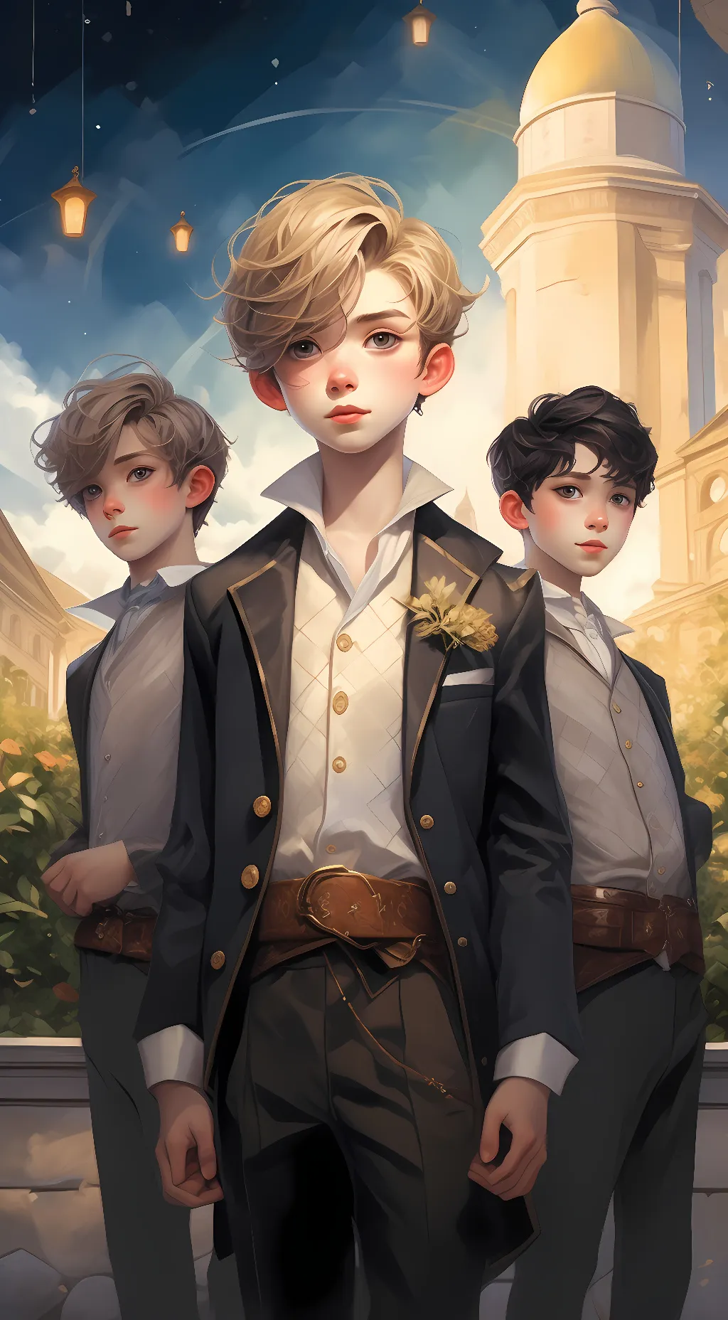 ai character: roxy,inu,foxy background